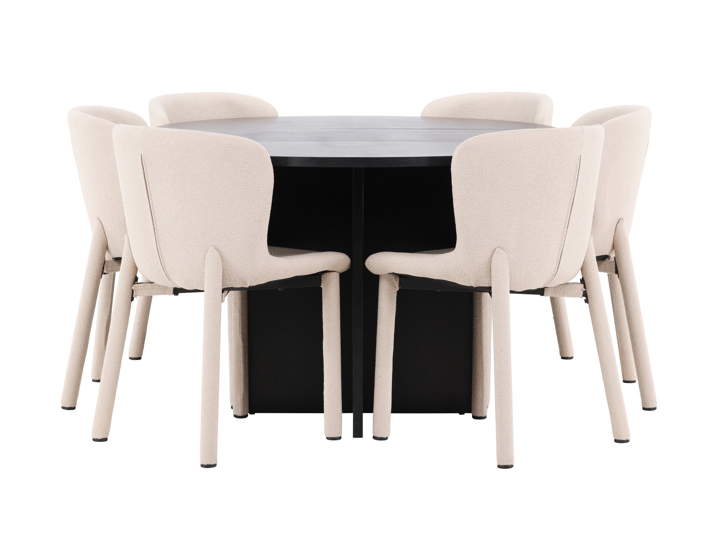 Set sala da pranzo Dallas 4989 (Nero)