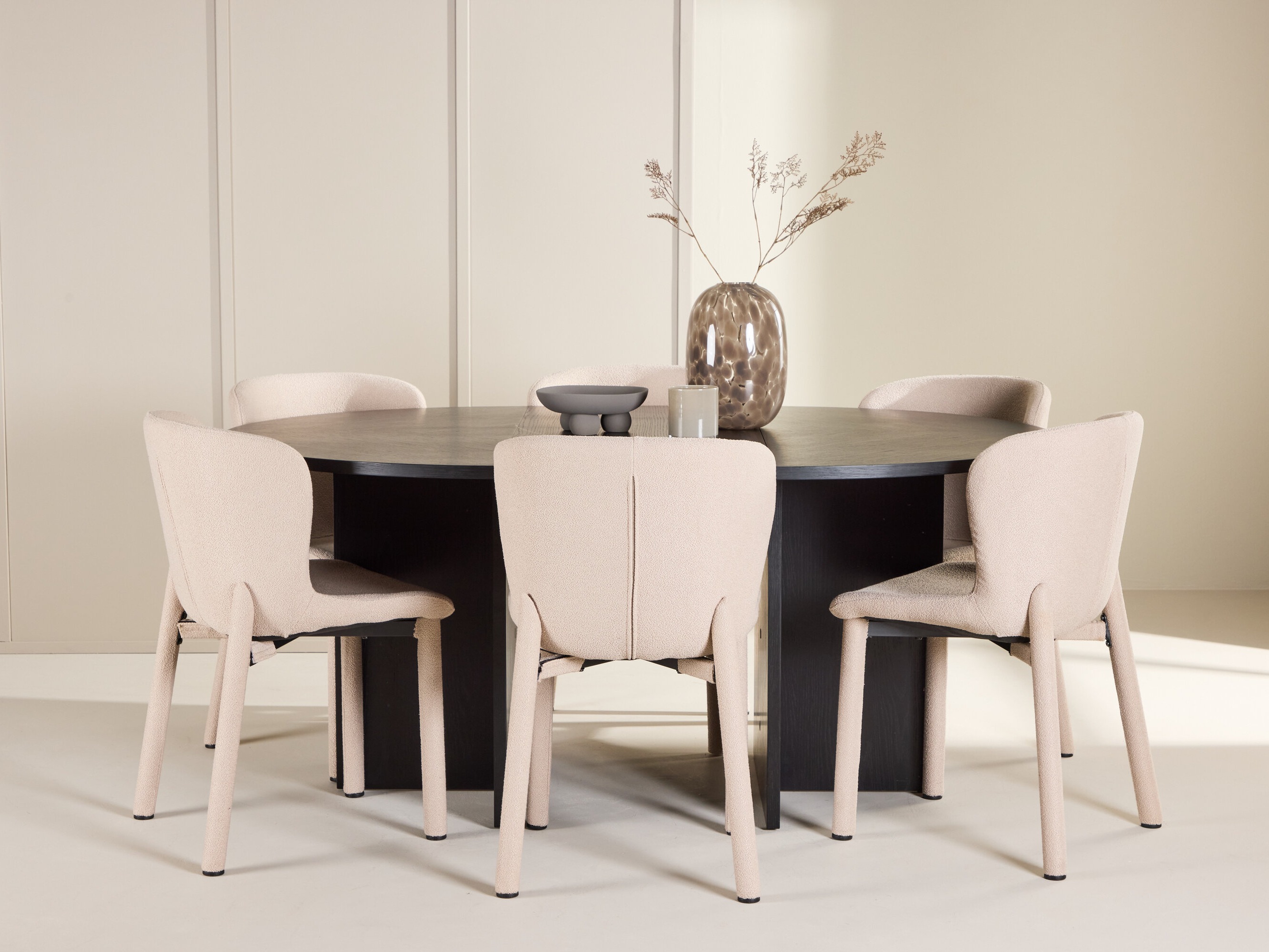 Set sala da pranzo Dallas 4989 (Nero)