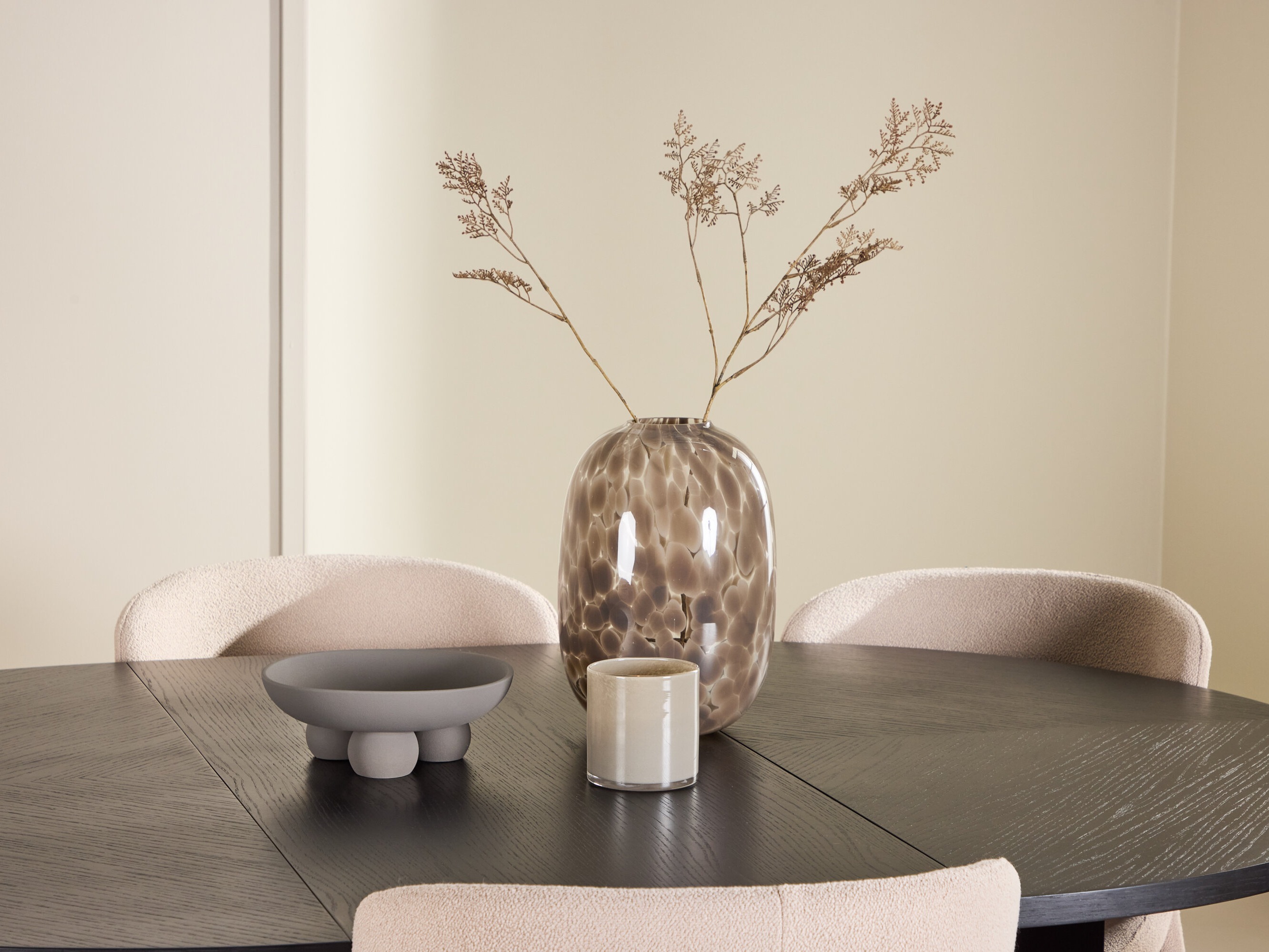 Set sala da pranzo Dallas 4989 (Nero)
