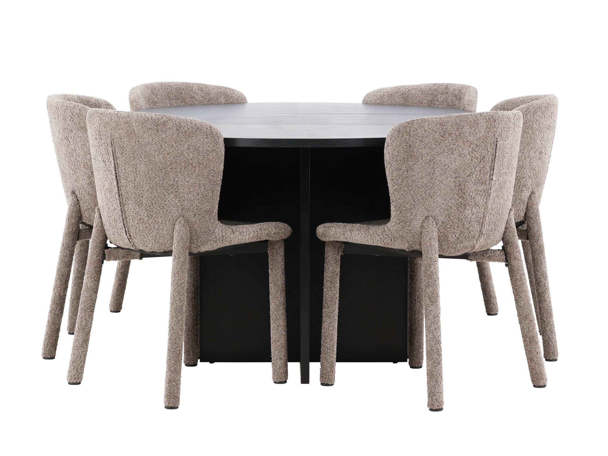 Set sala da pranzo Dallas 4989 (Nero)