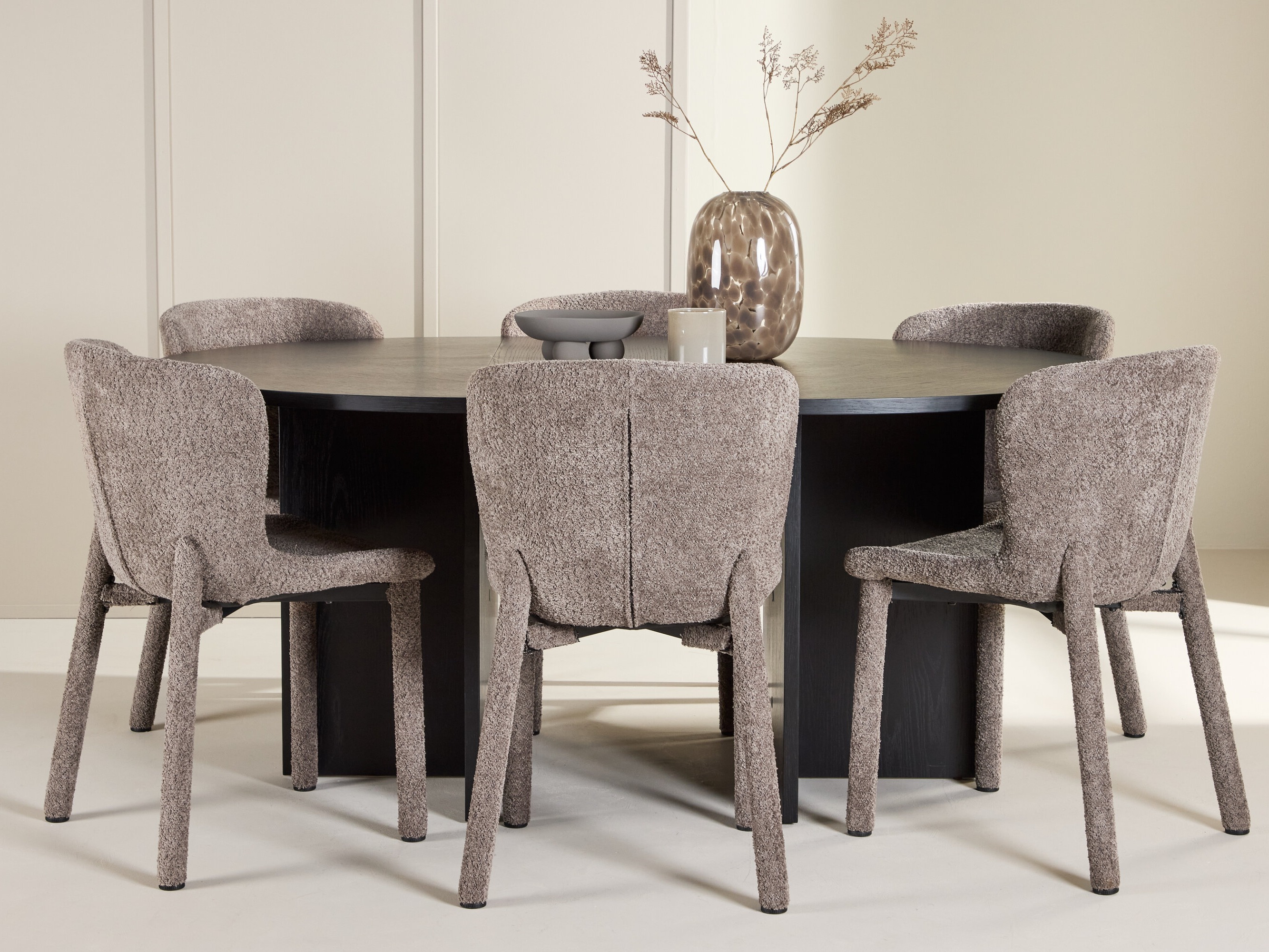 Set sala da pranzo Dallas 4989 (Nero)