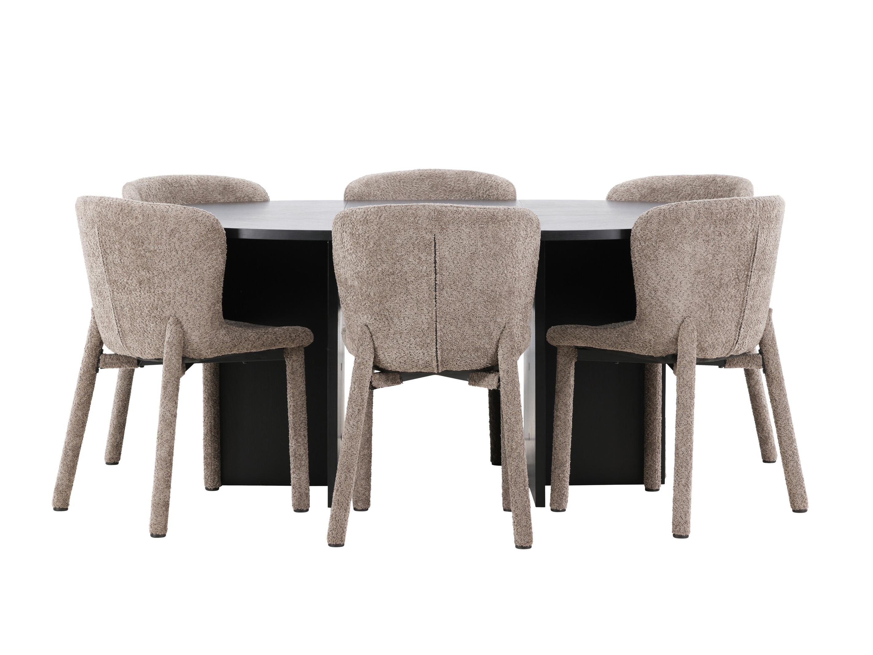 Set sala da pranzo Dallas 4989 (Nero)