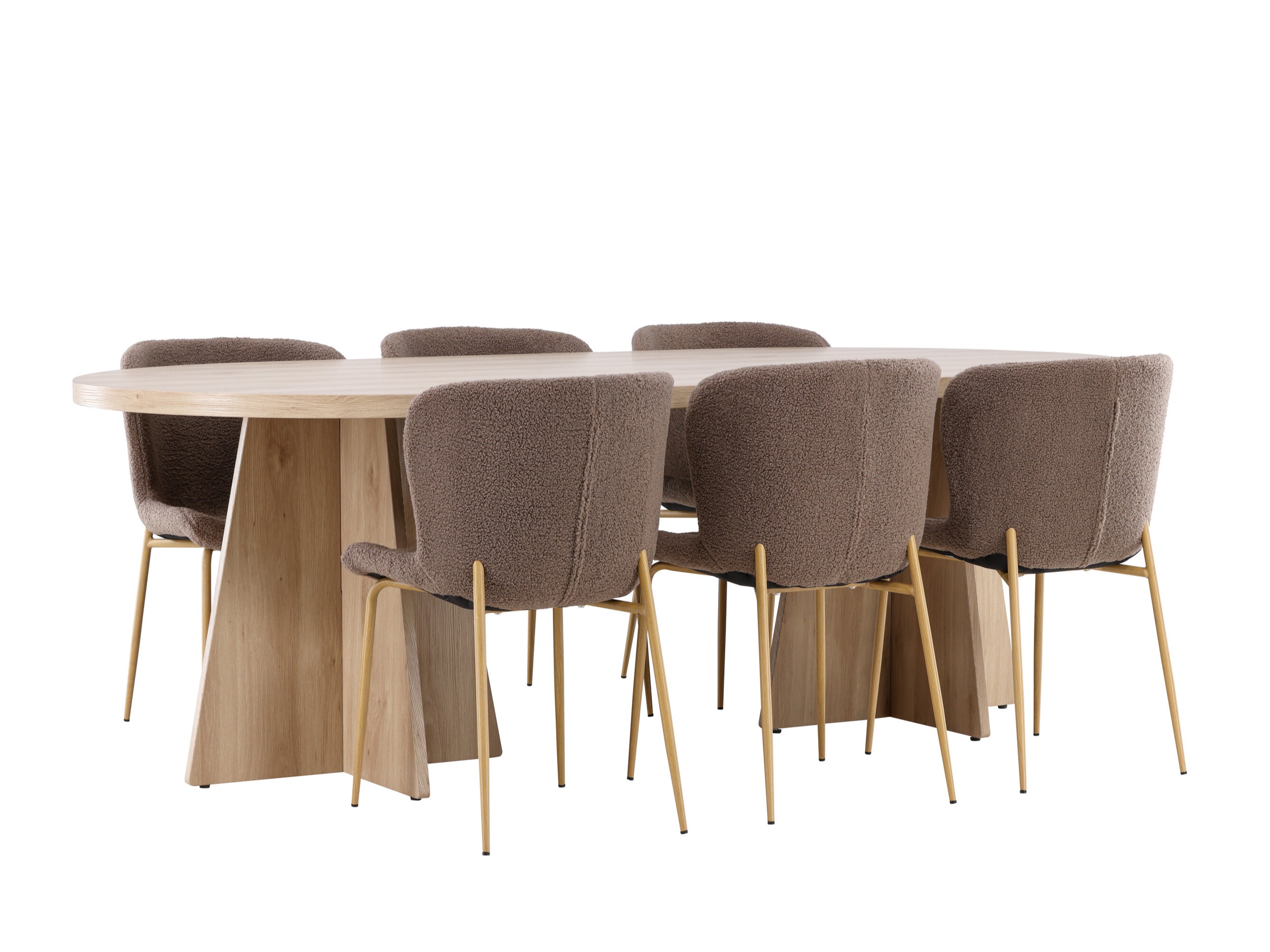 Set sala da pranzo Dallas 4990 (Marrone)