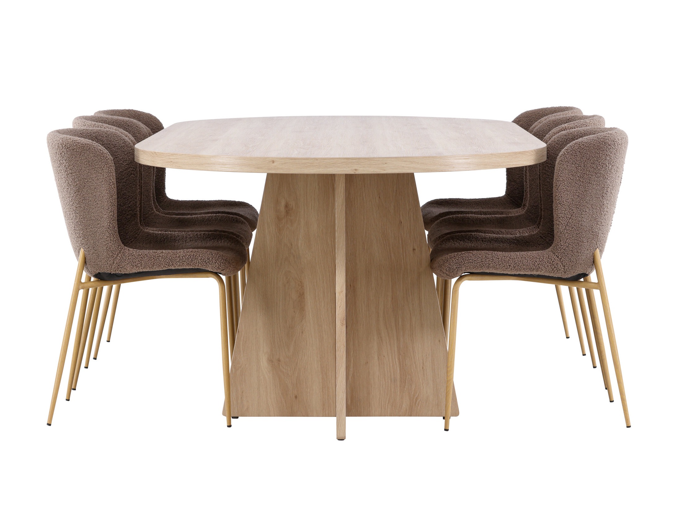Set sala da pranzo Dallas 4990 (Marrone)