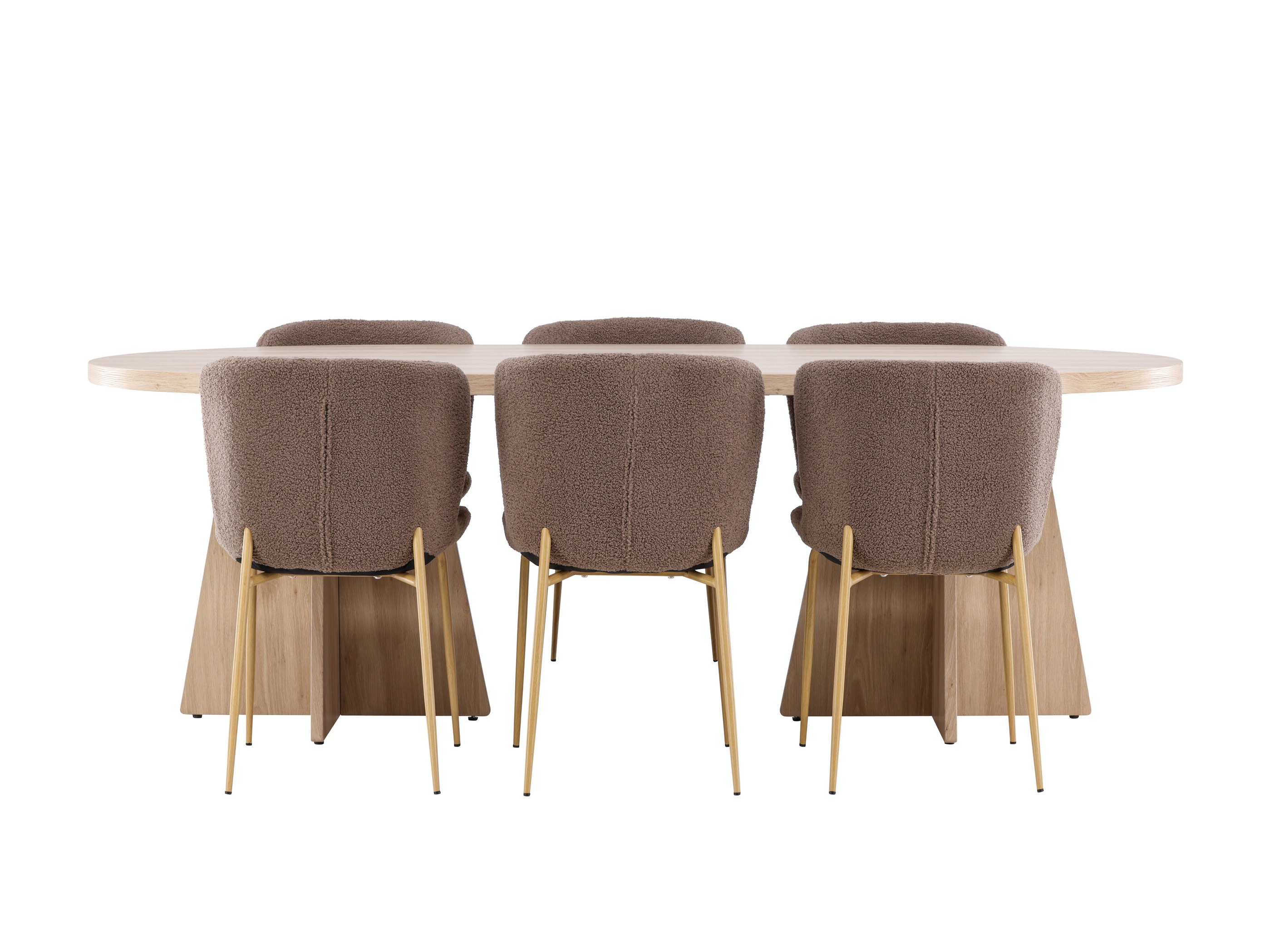 Set sala da pranzo Dallas 4990 (Marrone)