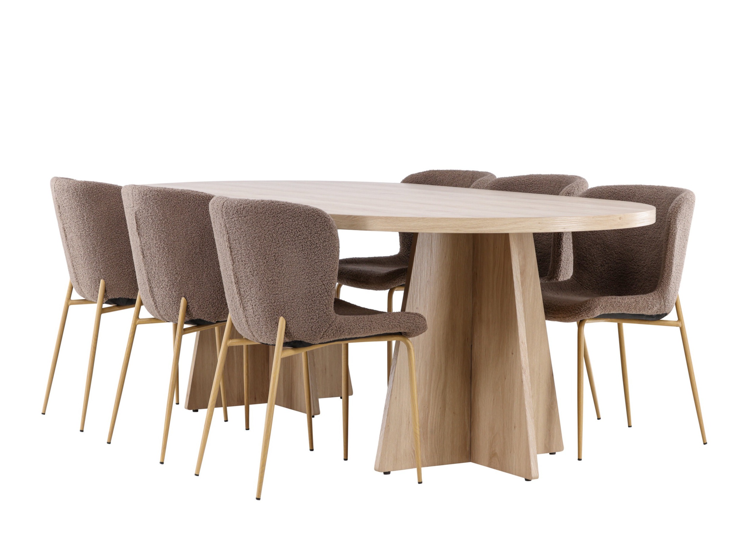 Set sala da pranzo Dallas 4990 (Marrone)