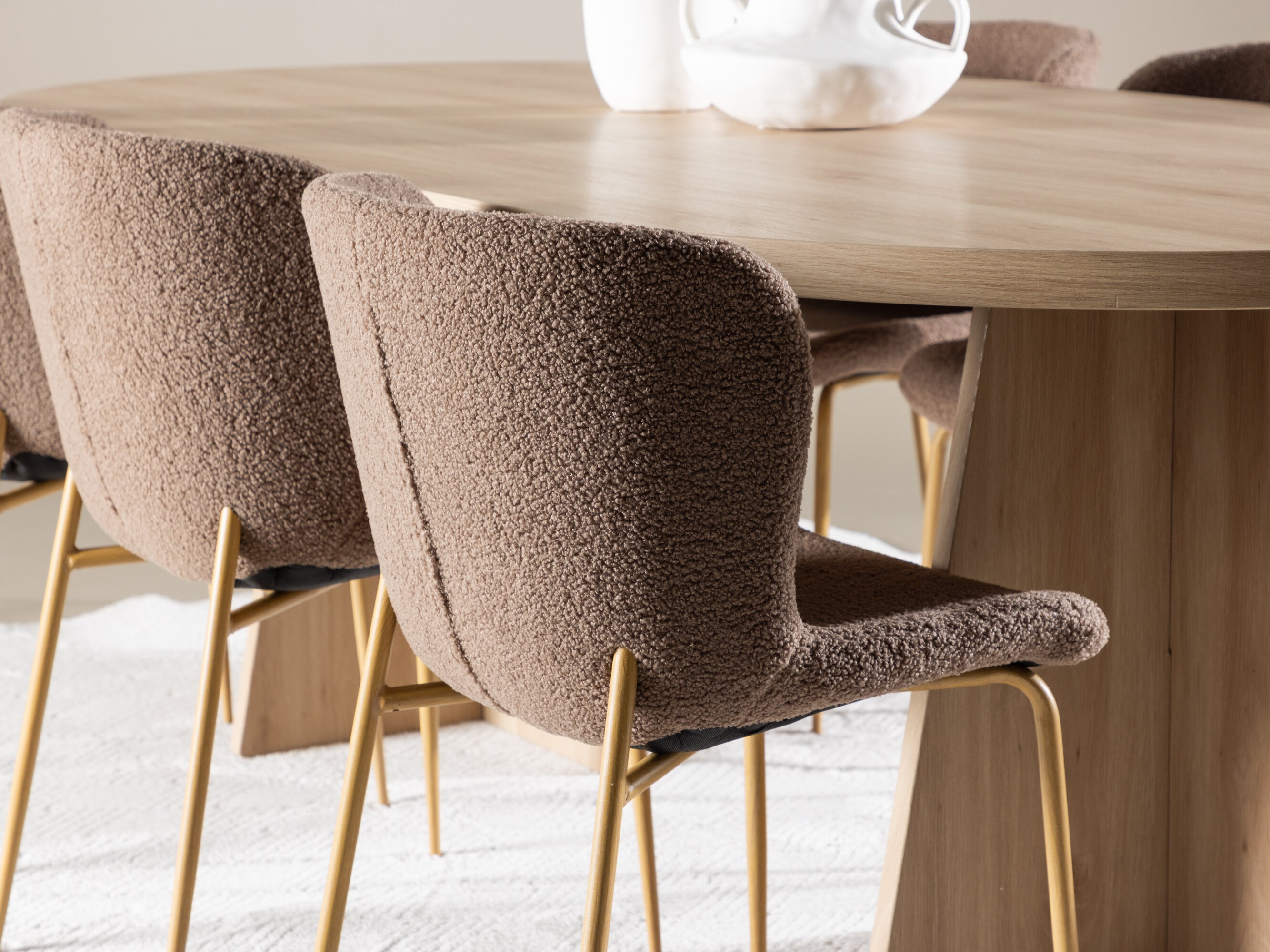 Set sala da pranzo Dallas 4990 (Marrone)