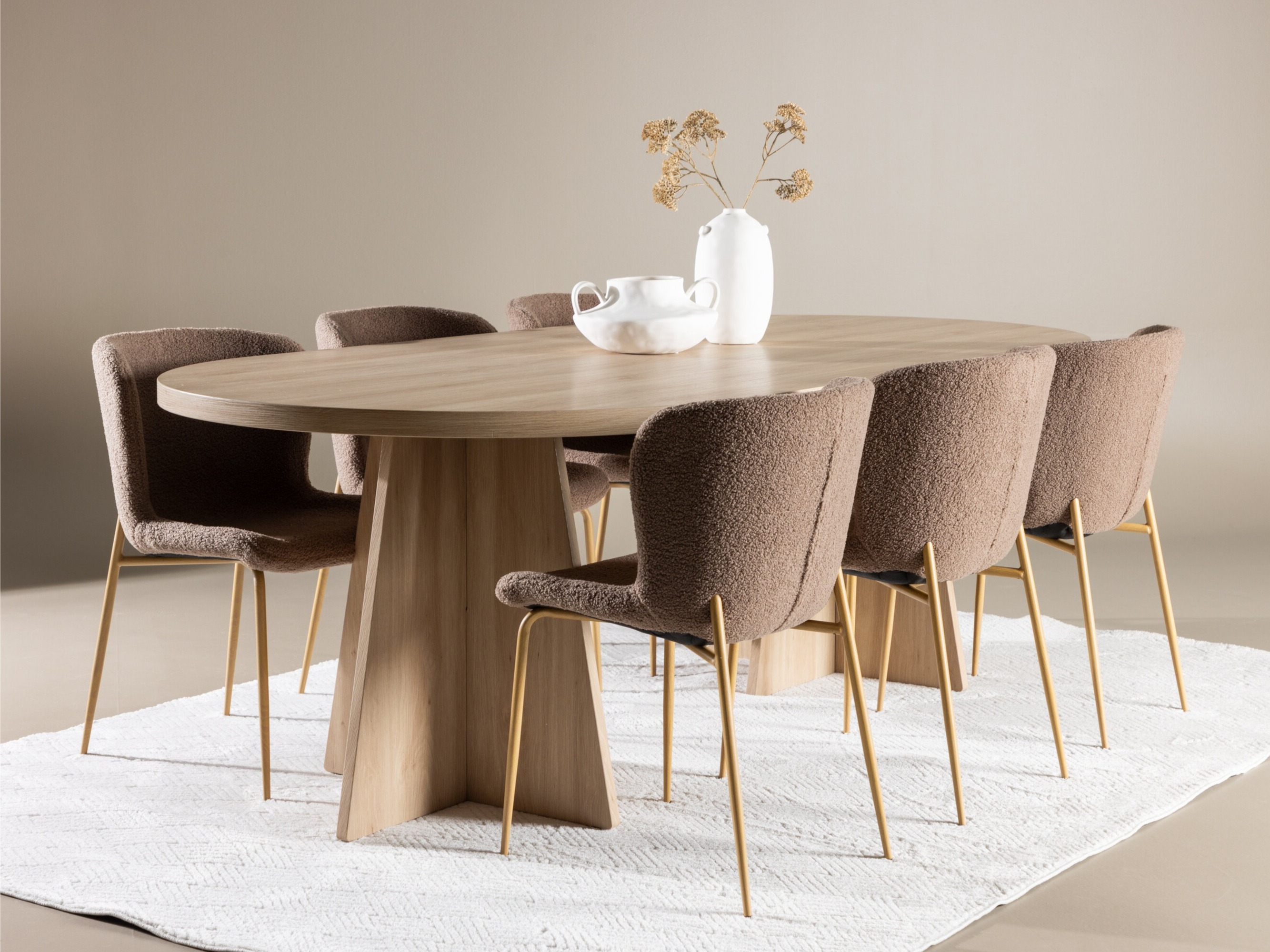 Set sala da pranzo Dallas 4990 (Marrone)