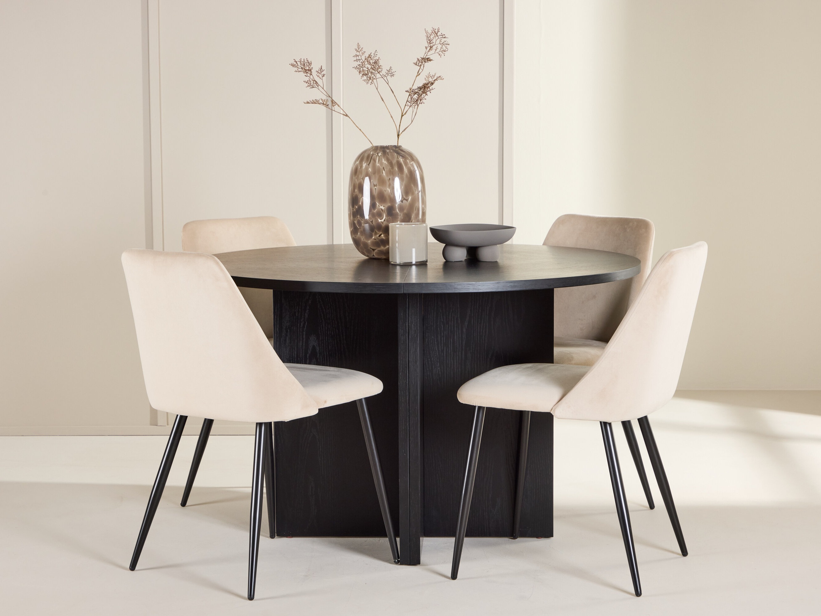Set sala da pranzo Dallas 4991 (Nero)