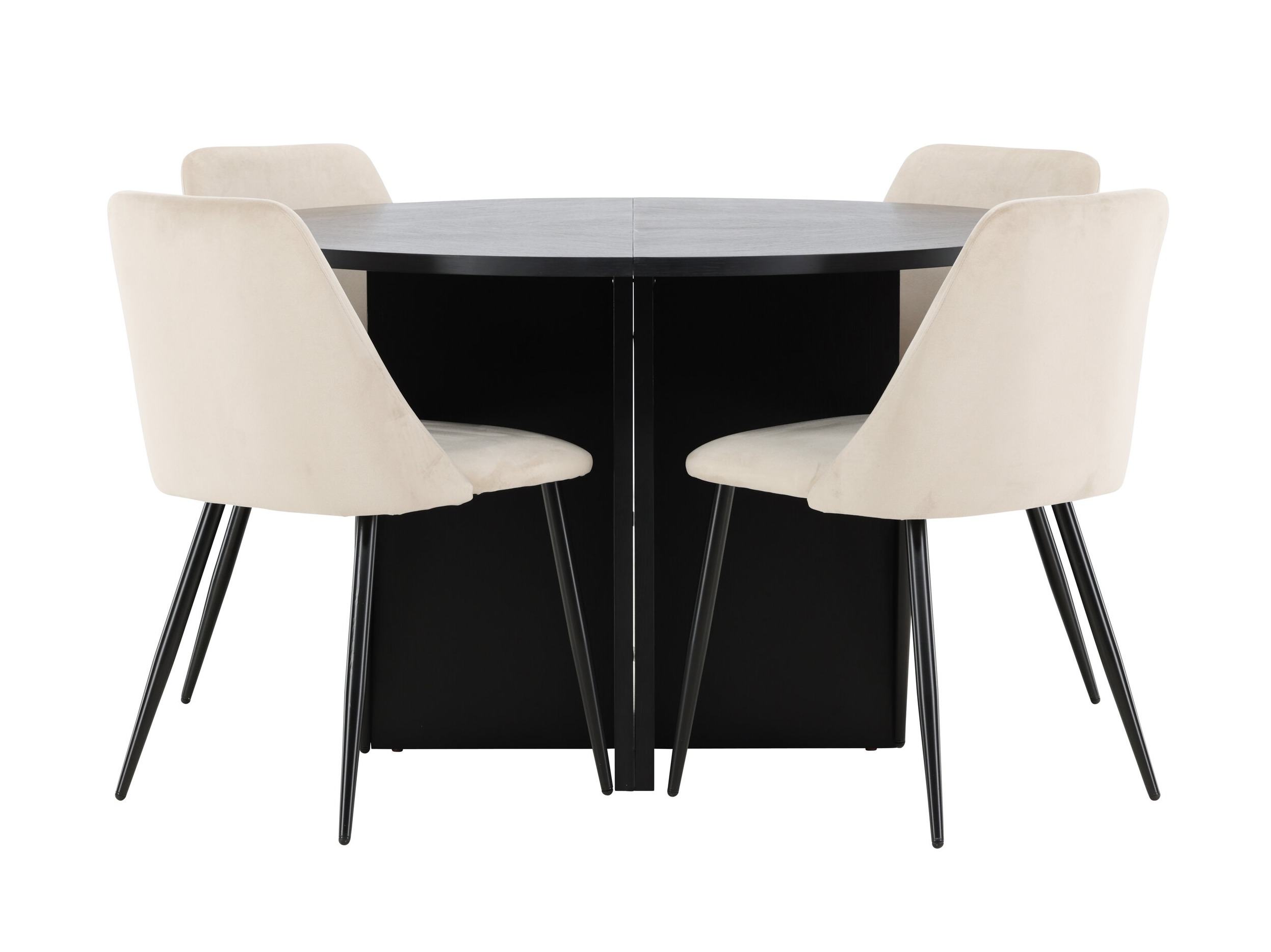 Set sala da pranzo Dallas 4991 (Nero)
