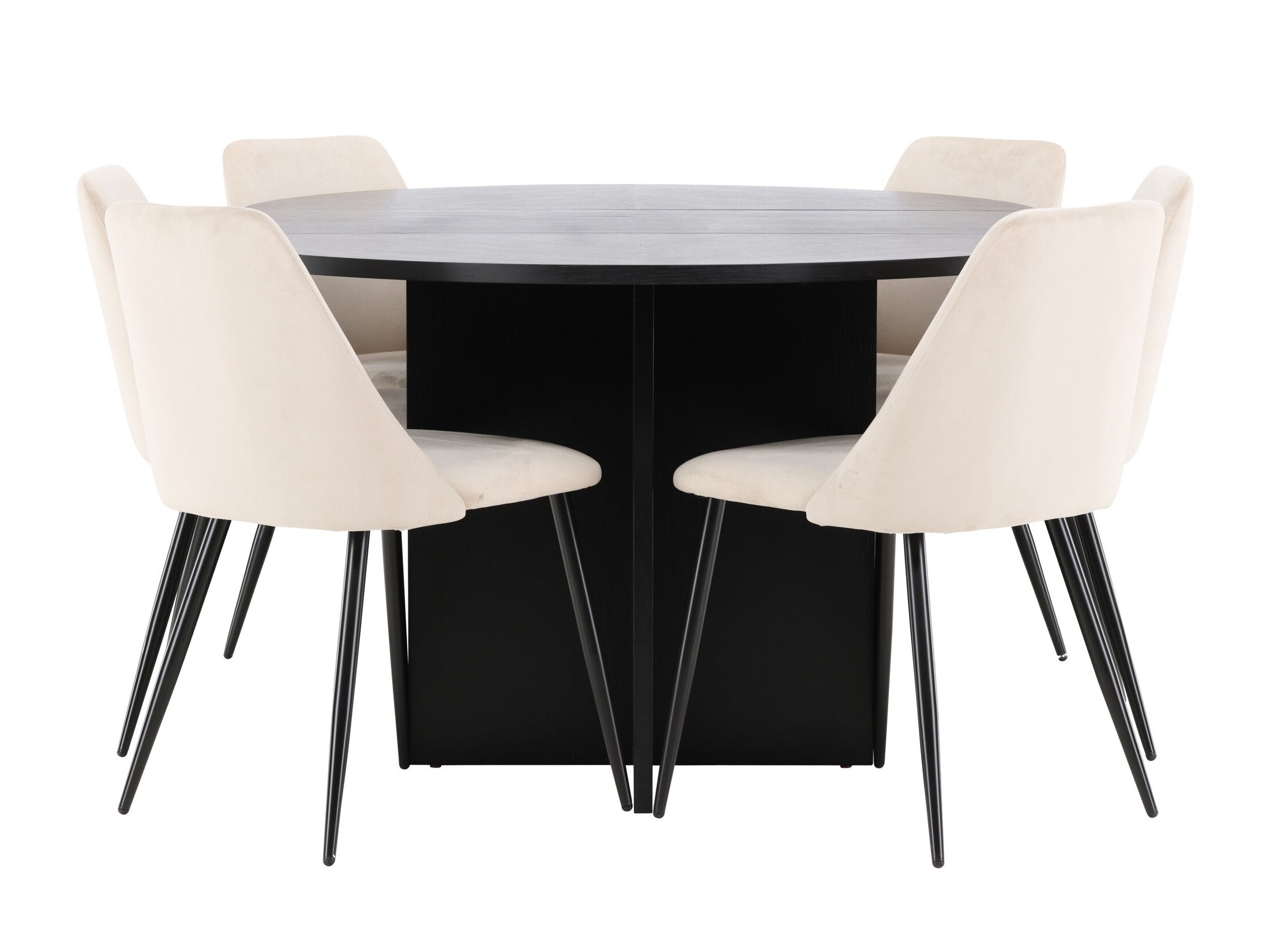 Set sala da pranzo Dallas 4992 (Nero)