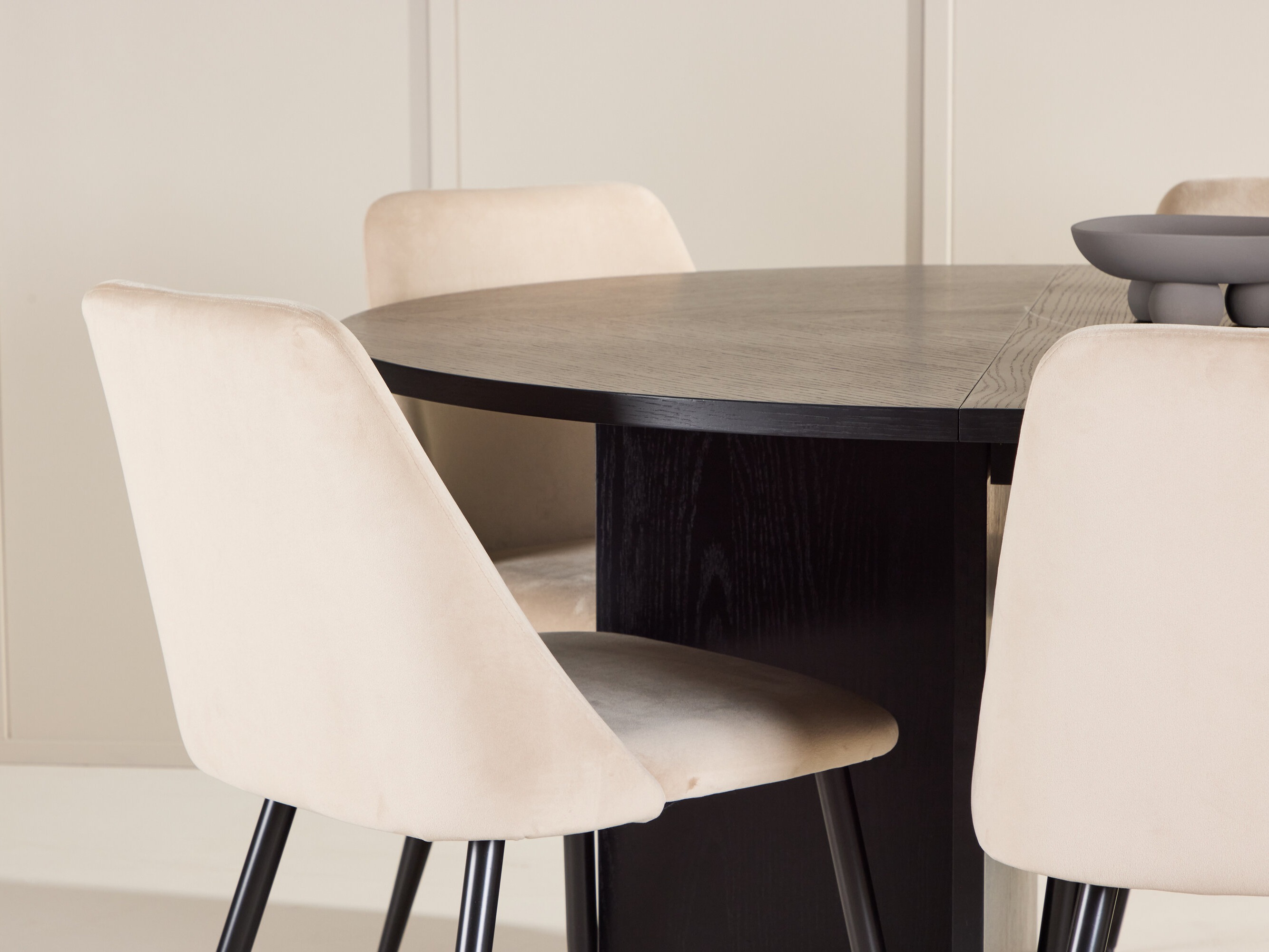 Set sala da pranzo Dallas 4992 (Nero)