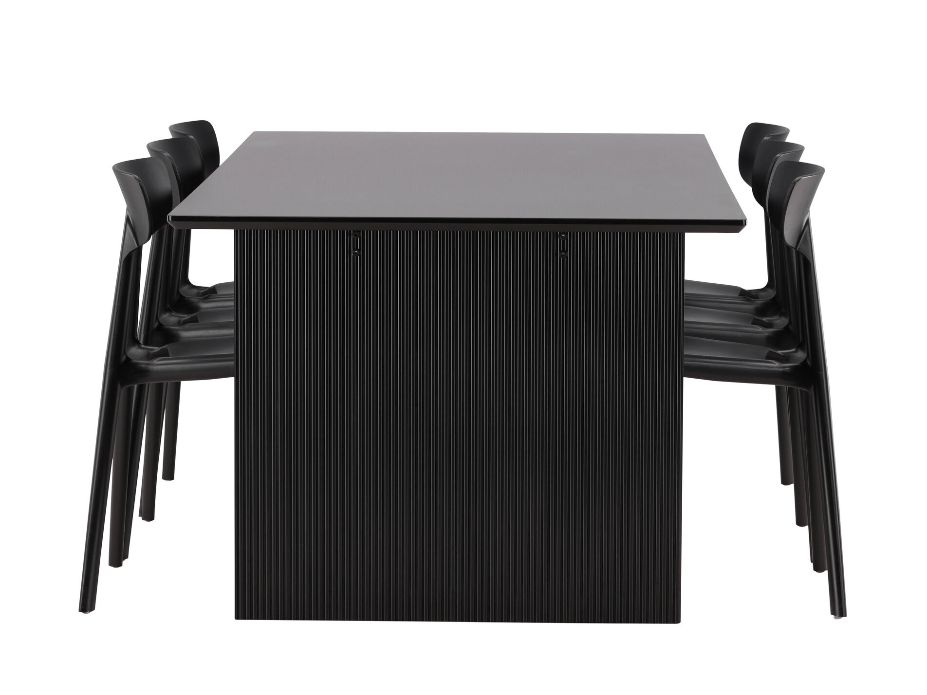 Set sala da pranzo Dallas 4993 (Nero)