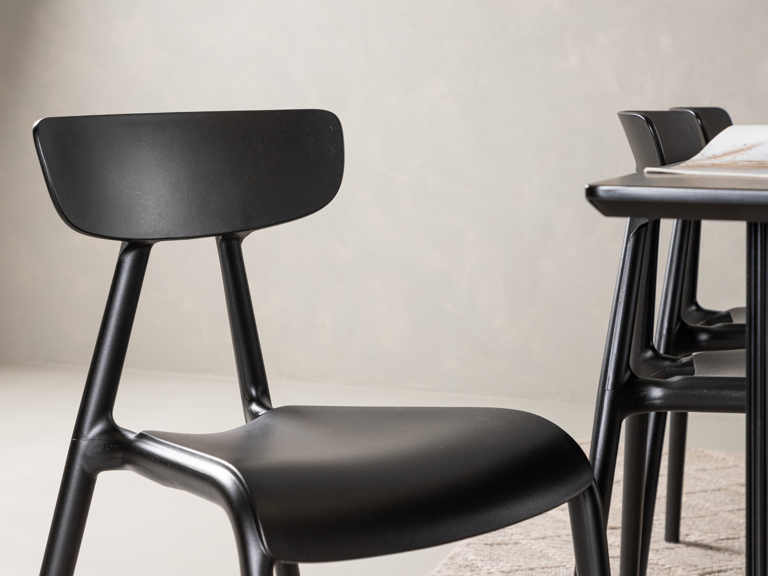 Set sala da pranzo Dallas 4993 (Nero)