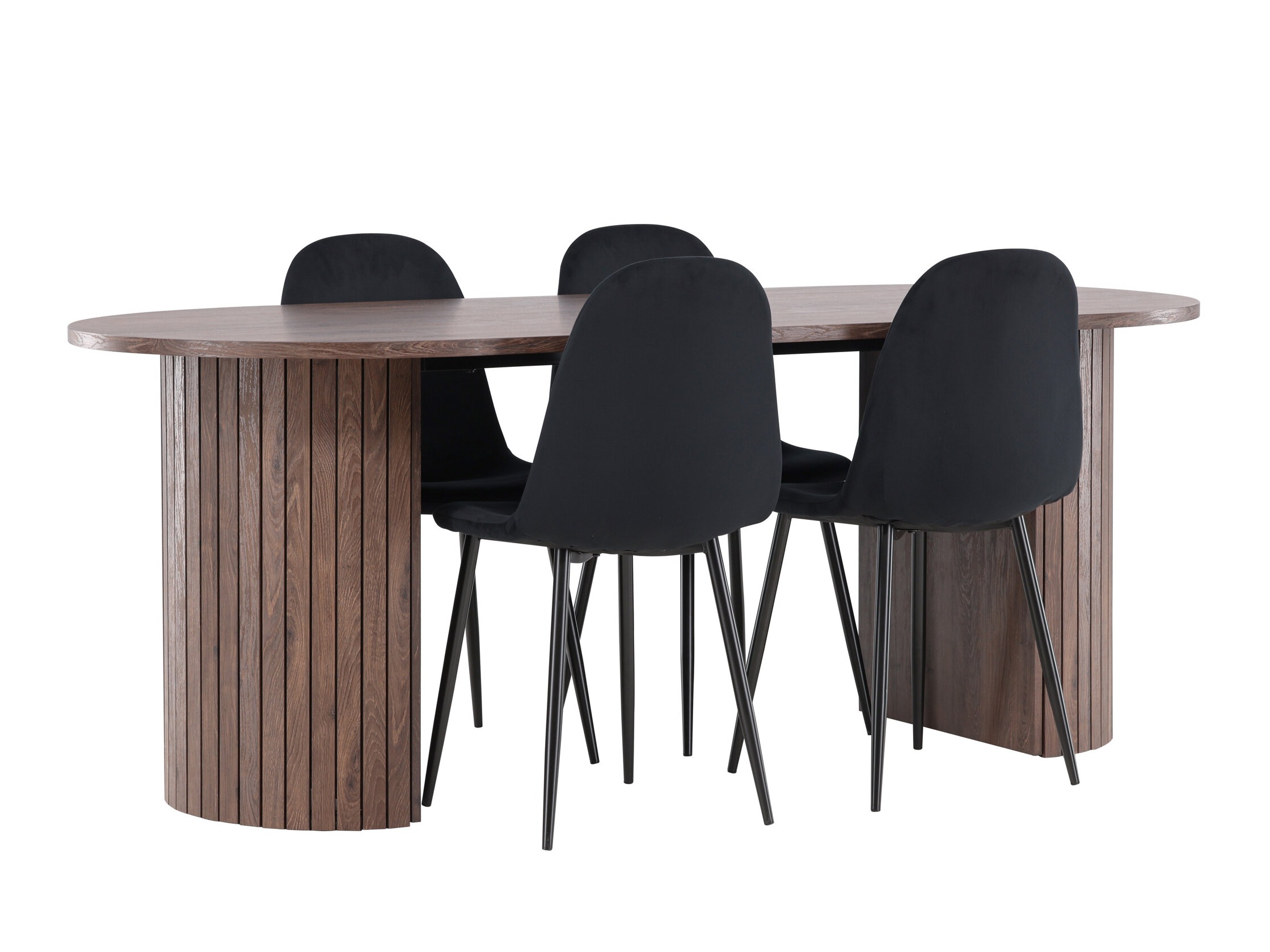 Set sala da pranzo Dallas 4995 (Nero)