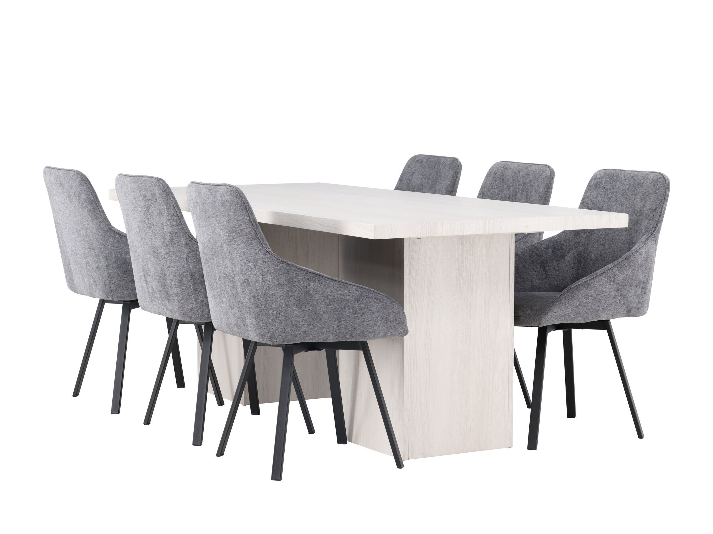 Set sala da pranzo Dallas 4996 (Grigio)