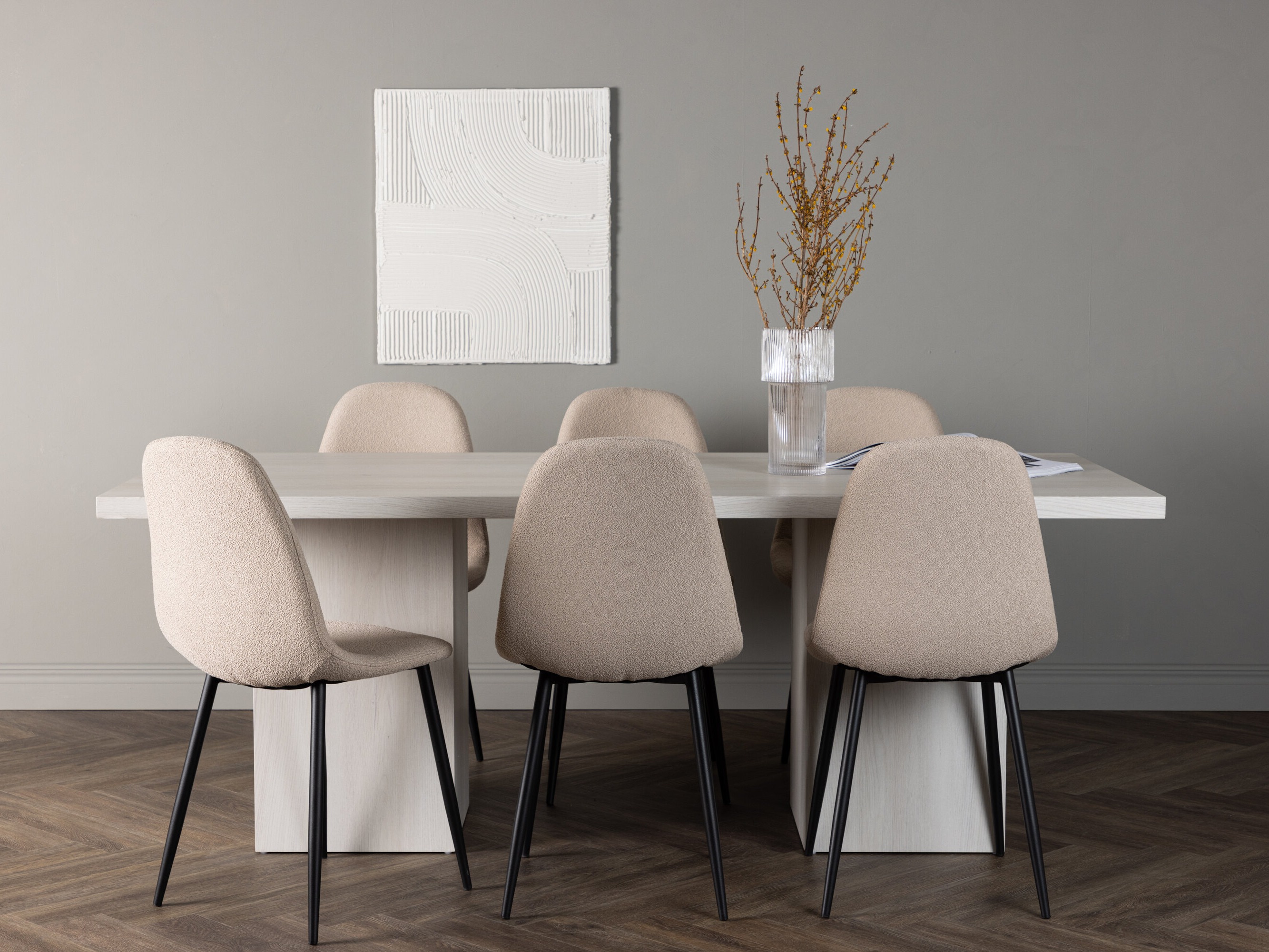 Set sala da pranzo Dallas 4997 (Beige)