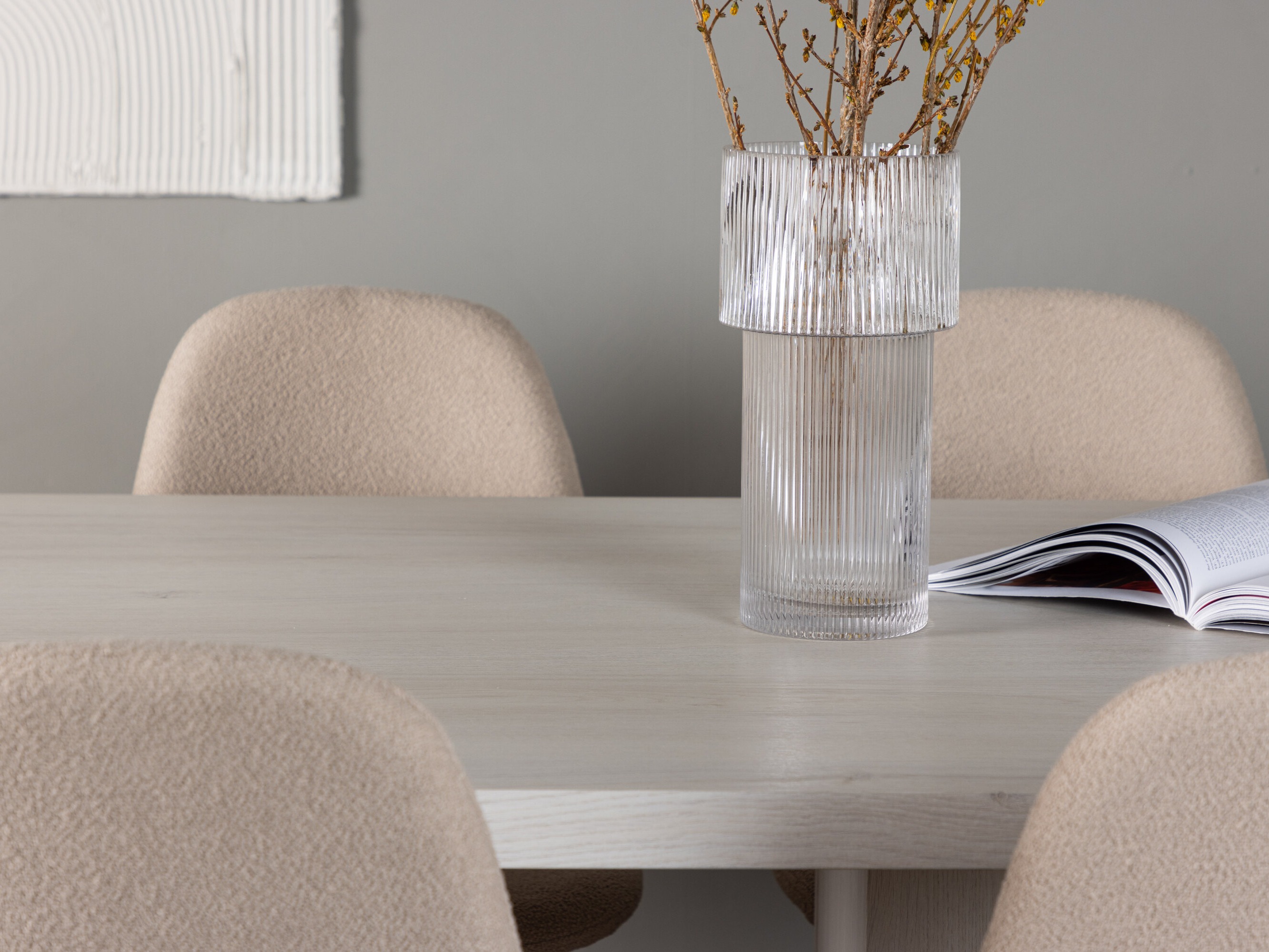 Set sala da pranzo Dallas 4997 (Beige)