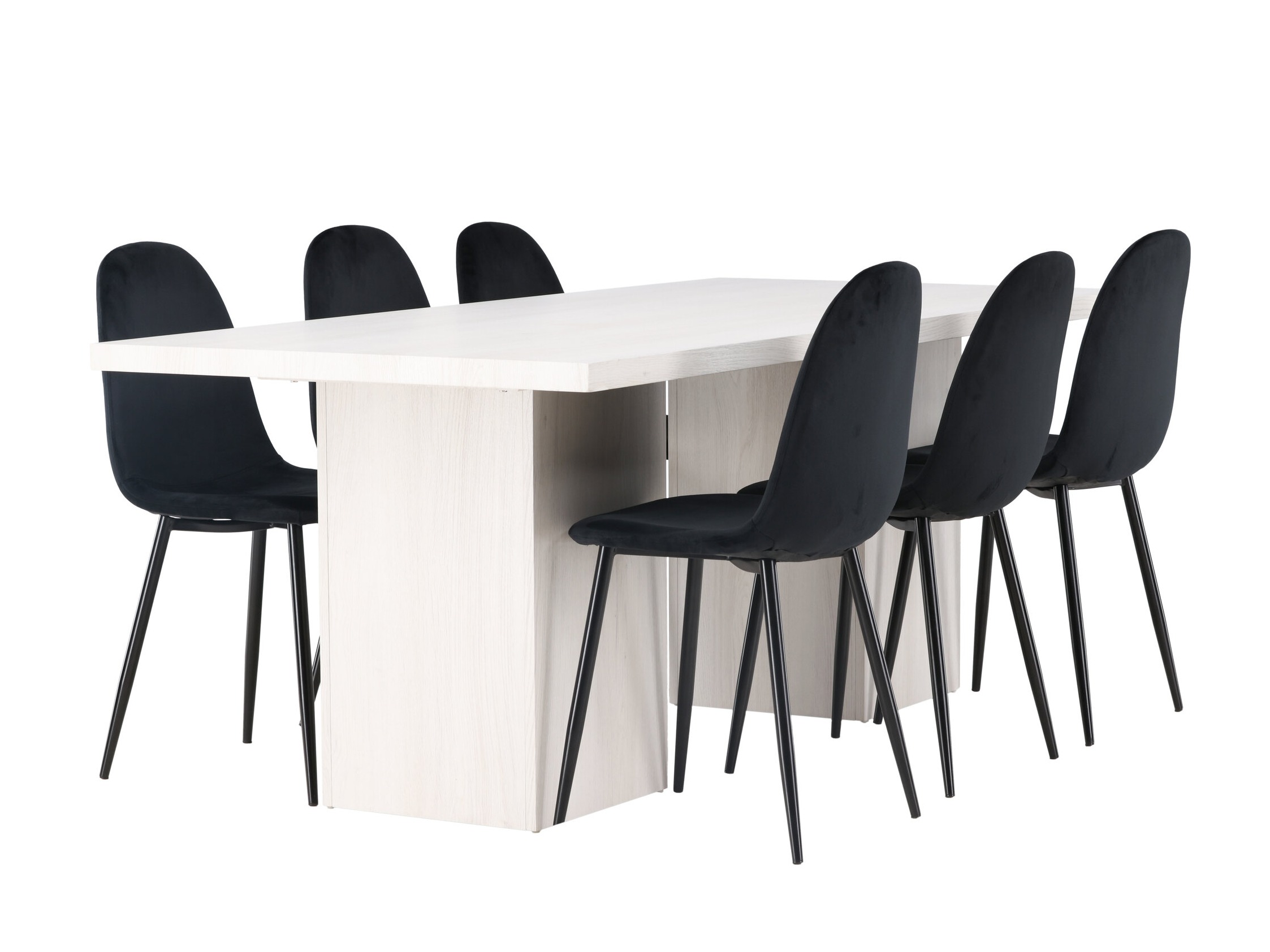 Set sala da pranzo Dallas 4997 (Nero)