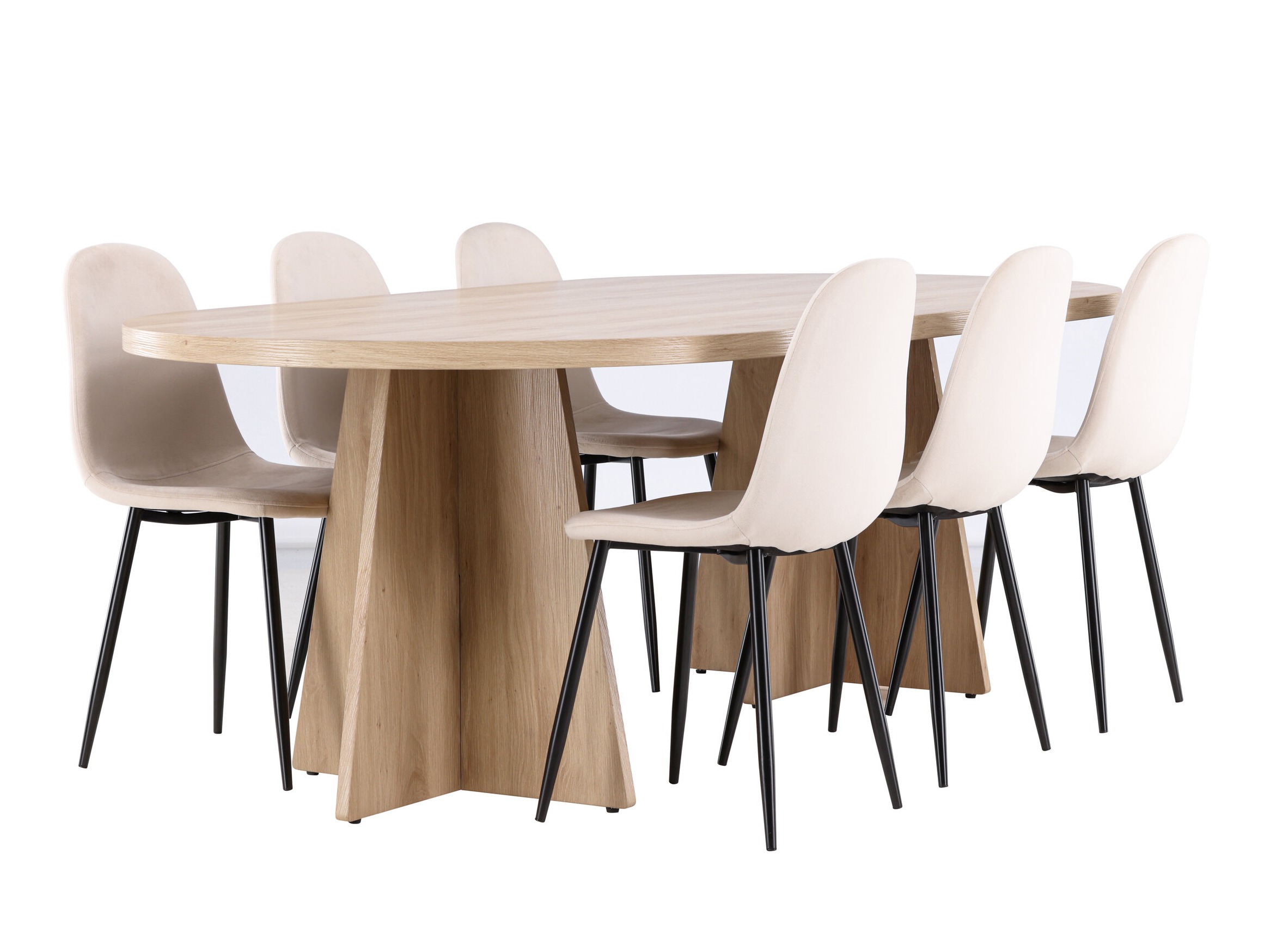 Set sala da pranzo Dallas 4998 (Beige)