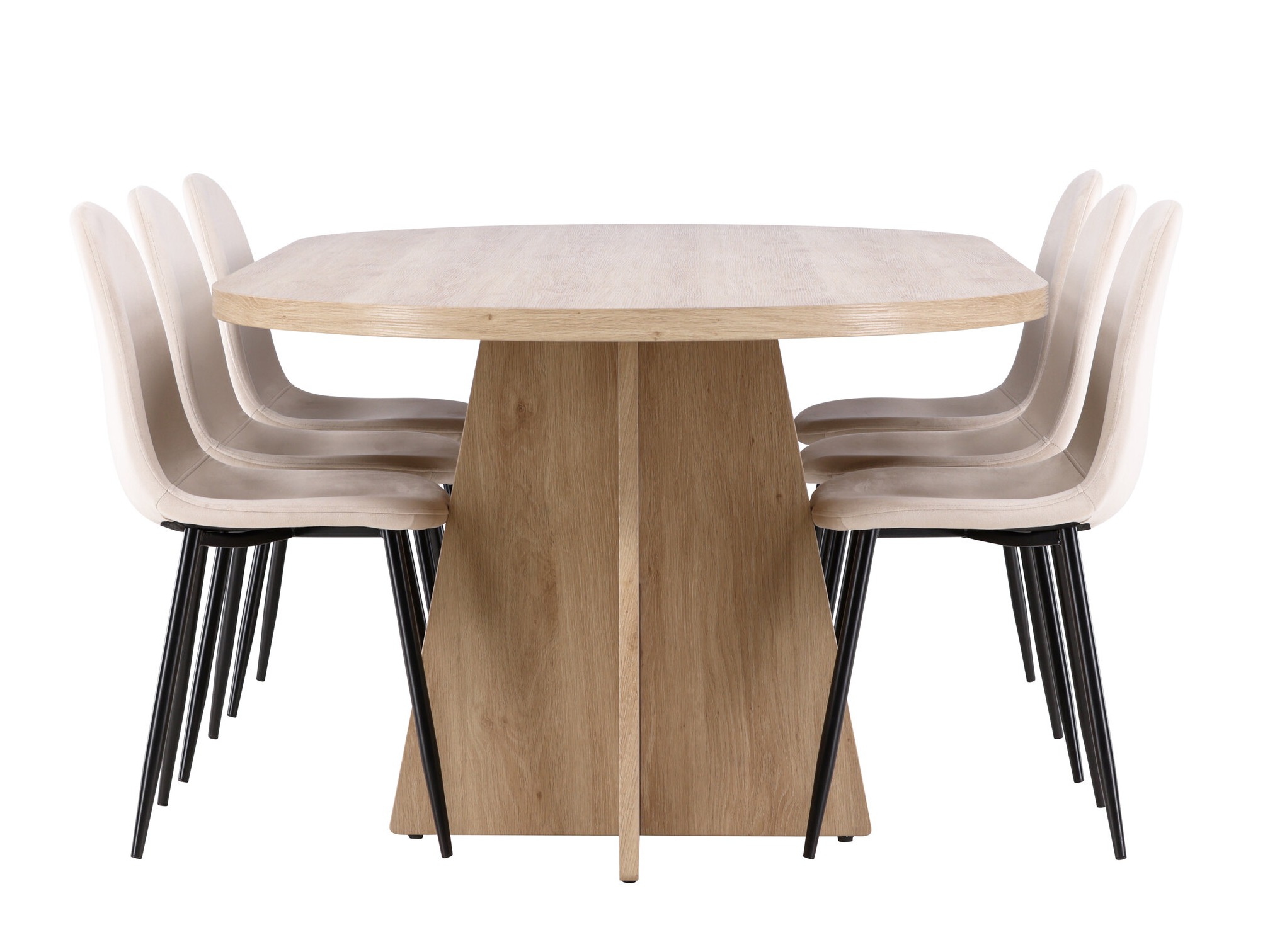 Set sala da pranzo Dallas 4998 (Beige)