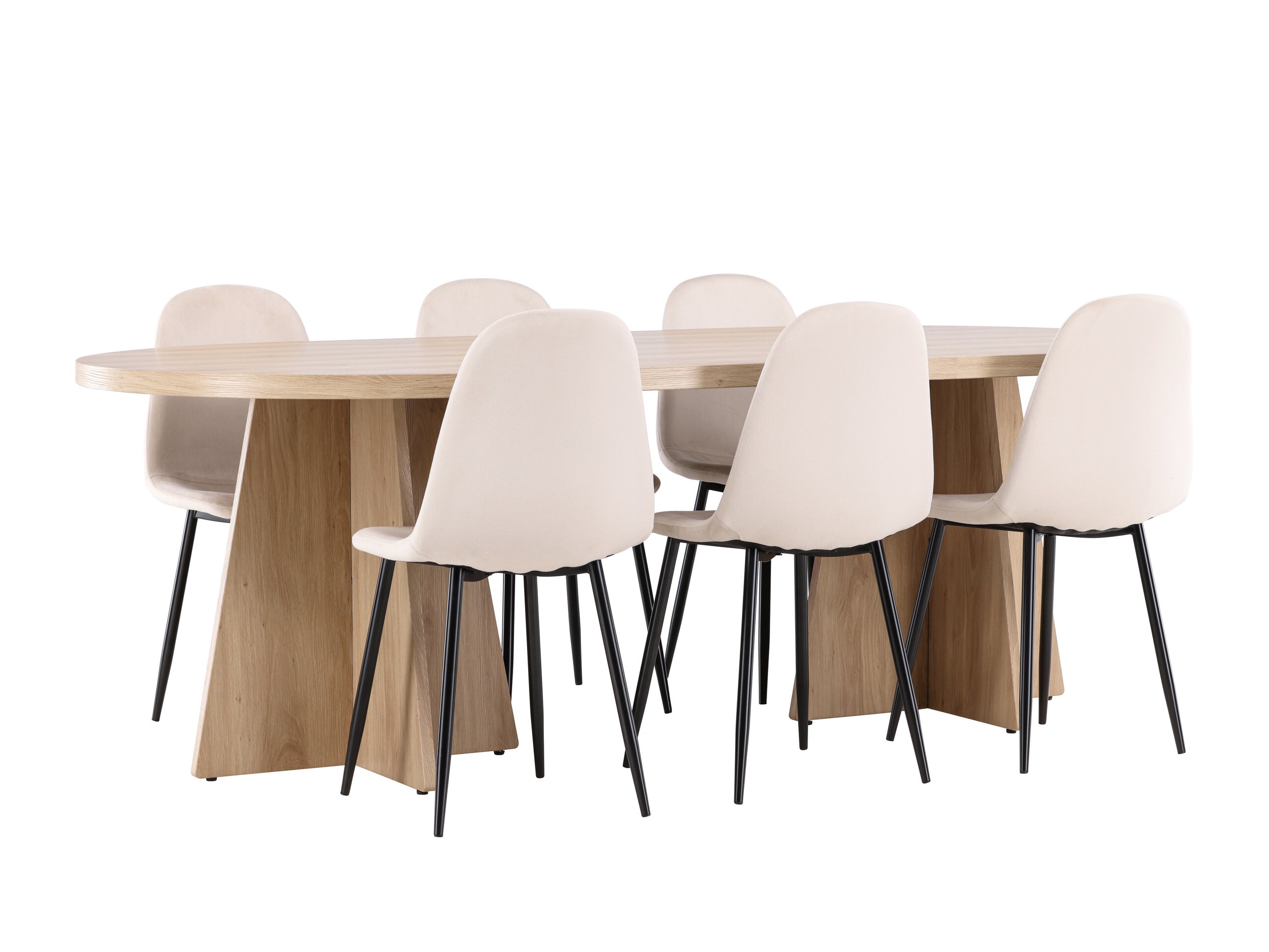 Set sala da pranzo Dallas 4998 (Beige)