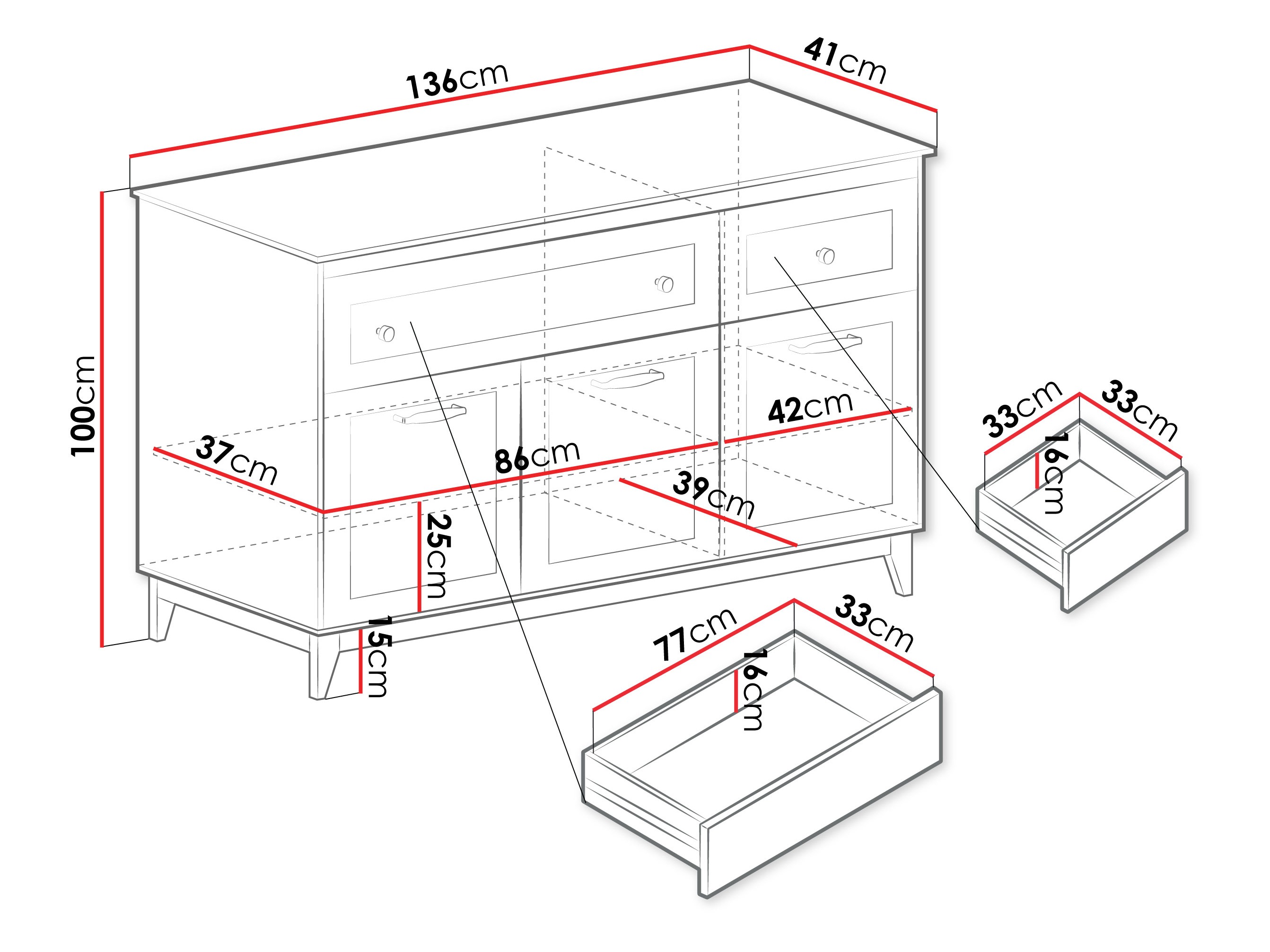 Cassettiera Sonfera 100