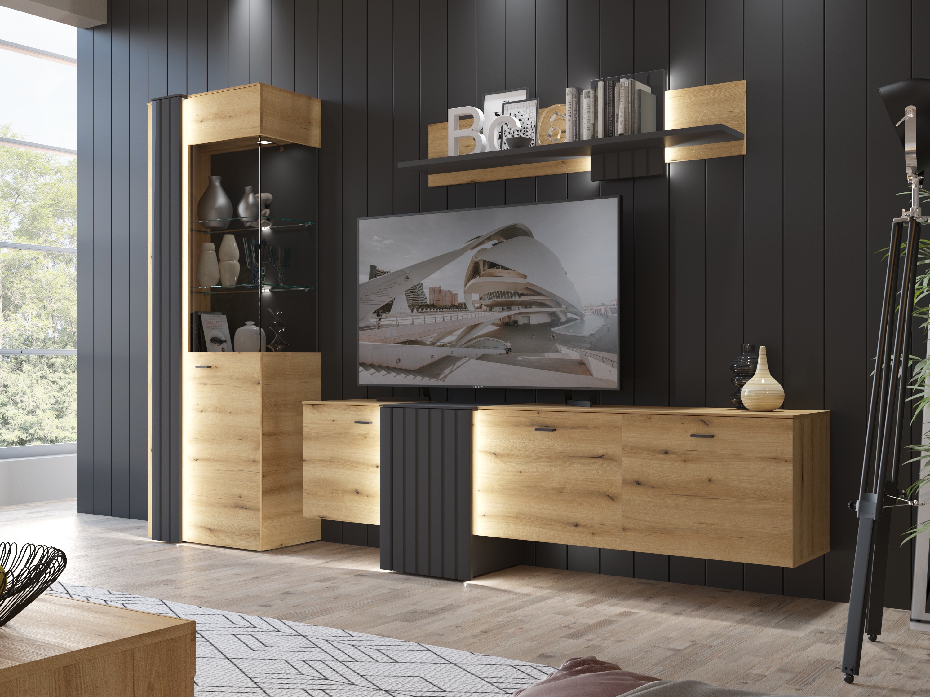 Parete attrezzata Cirfive 105