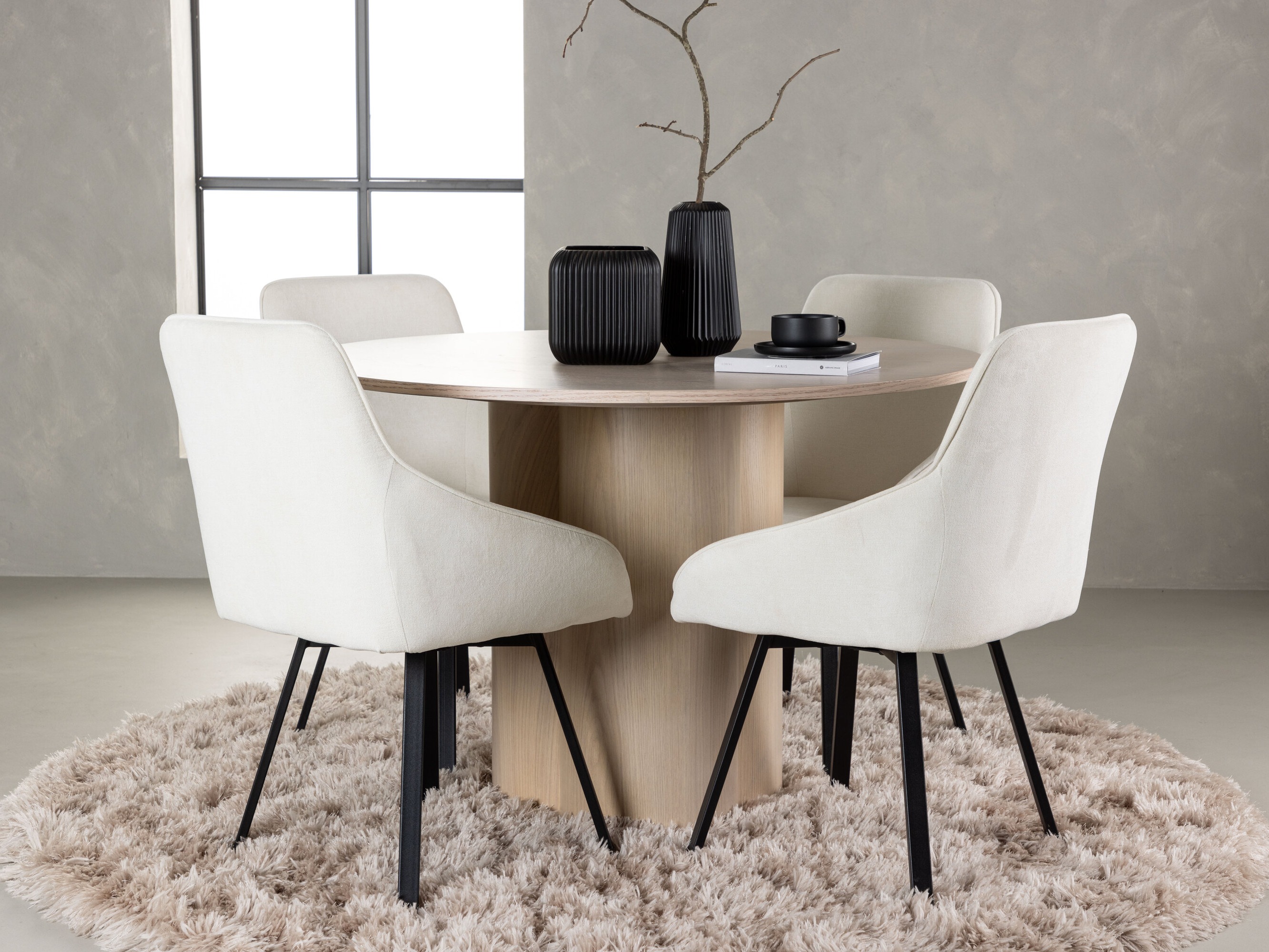 Set sala da pranzo Dallas 5008 (Luminoso legno)