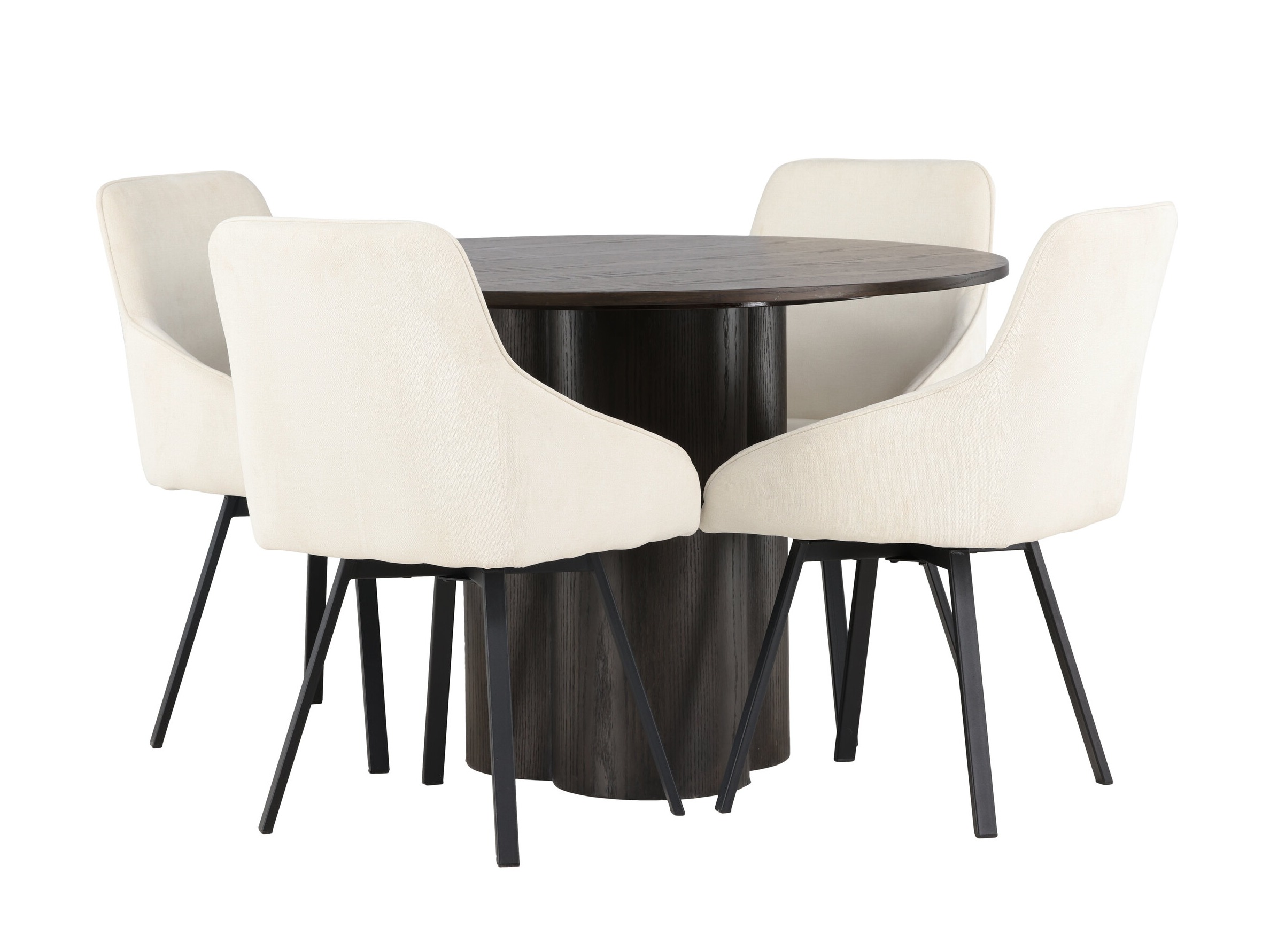 Set sala da pranzo Dallas 5008 (Noce scuro)