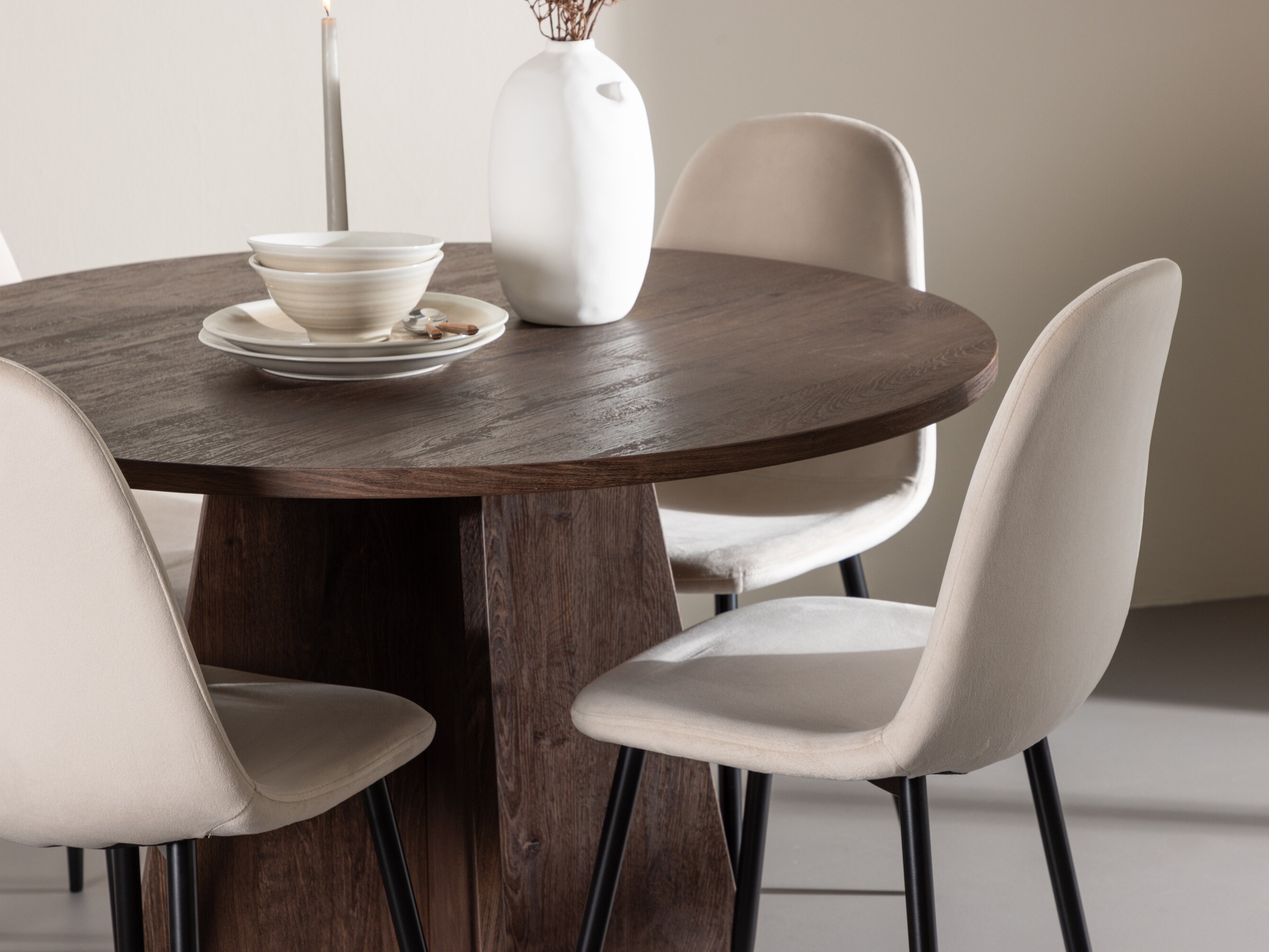 Set sala da pranzo Dallas 5009 (Beige)