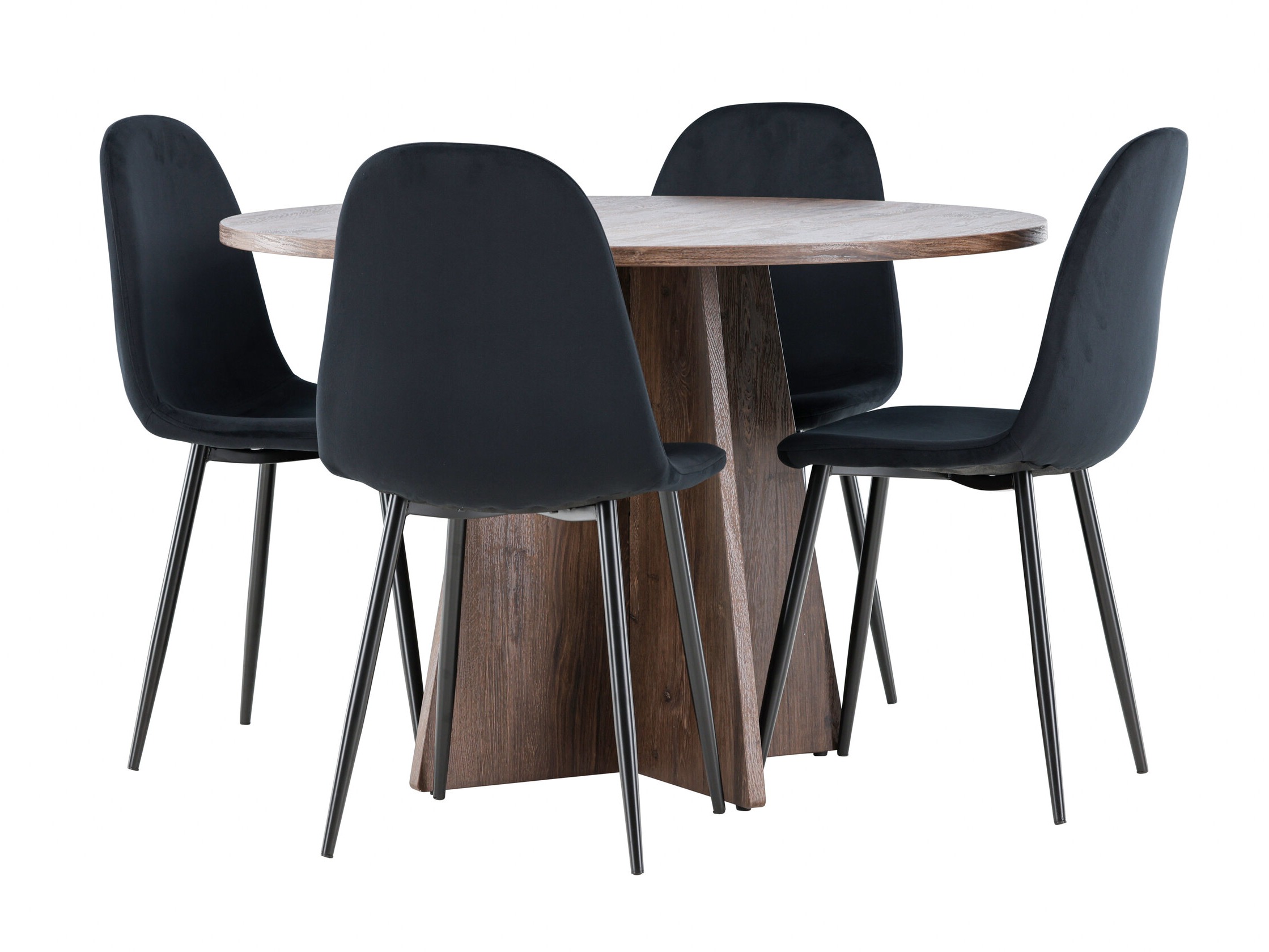 Set sala da pranzo Dallas 5009 (Nero)