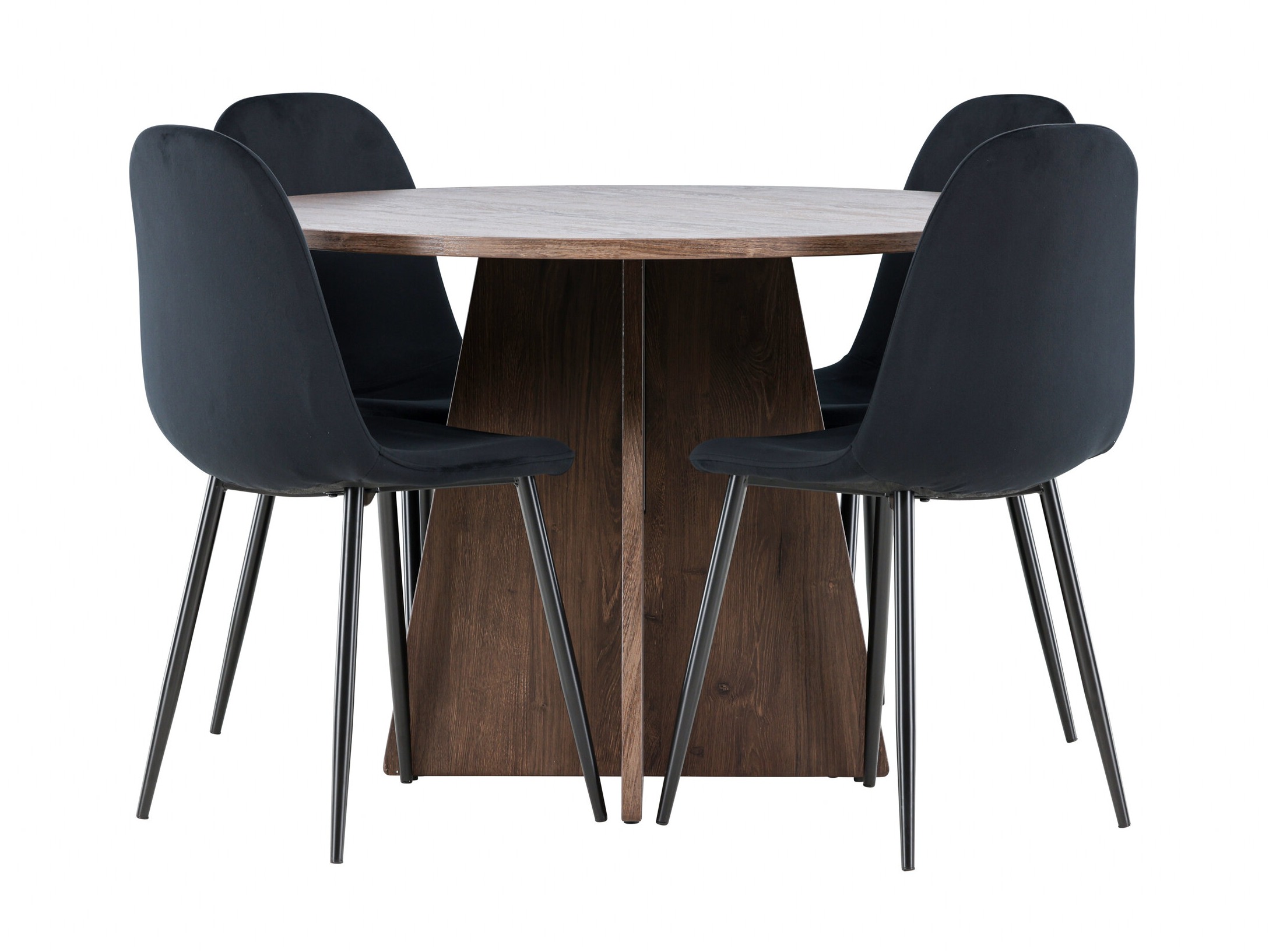 Set sala da pranzo Dallas 5009 (Nero)