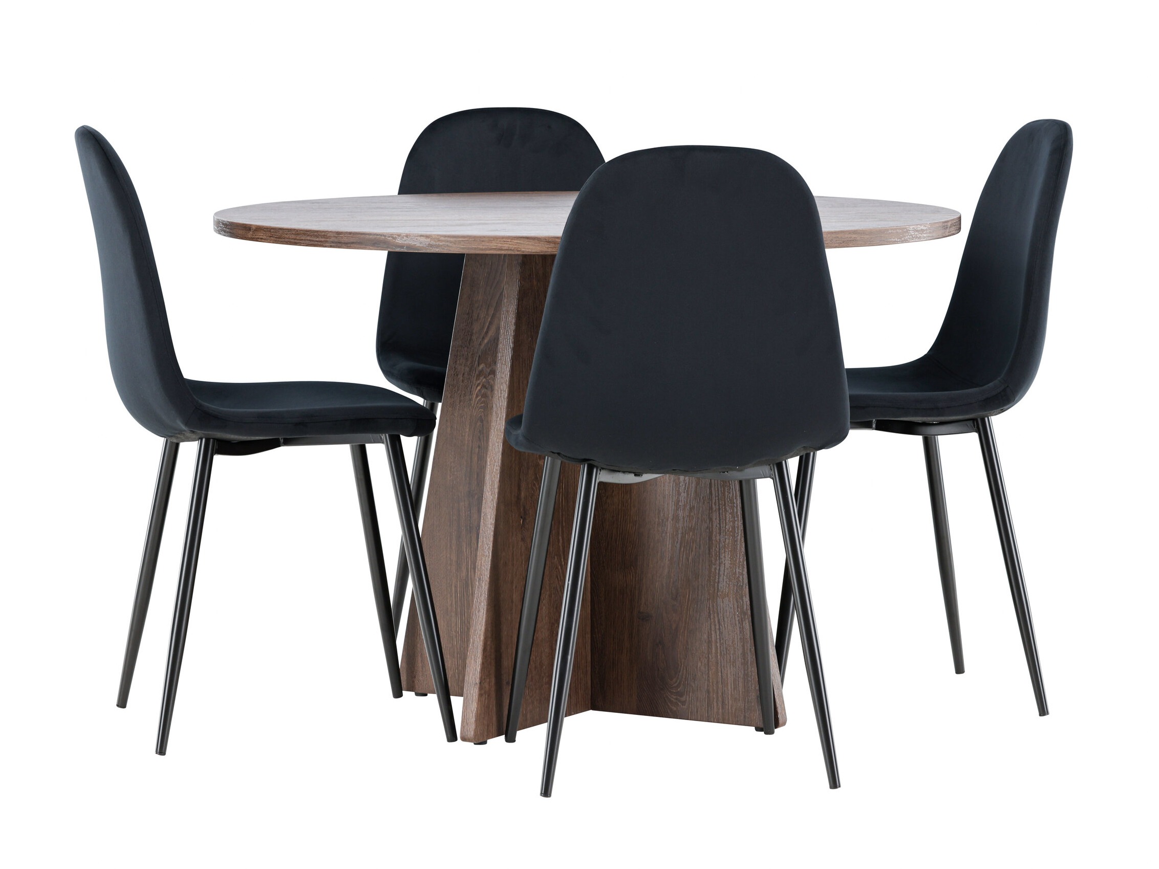 Set sala da pranzo Dallas 5009 (Nero)