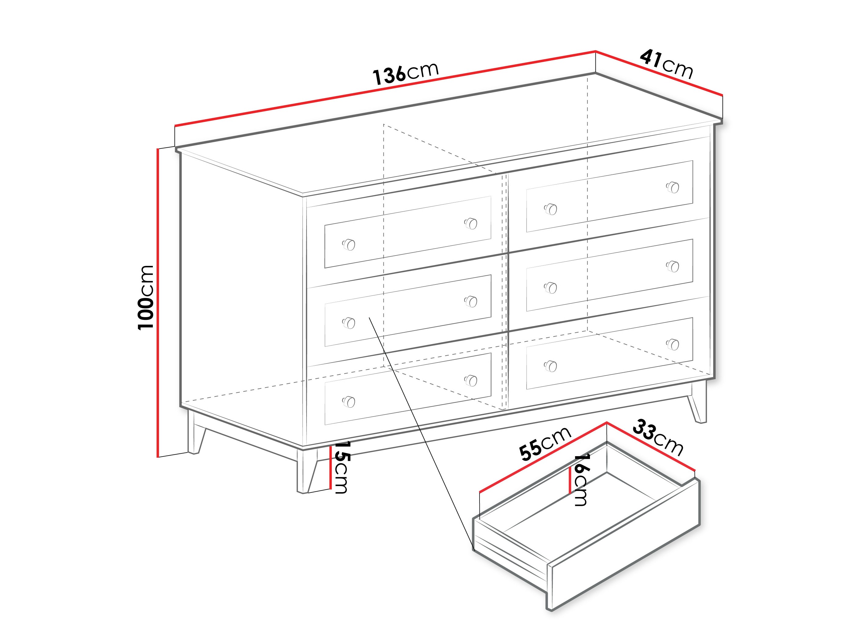 Cassettiera Sonfera 102