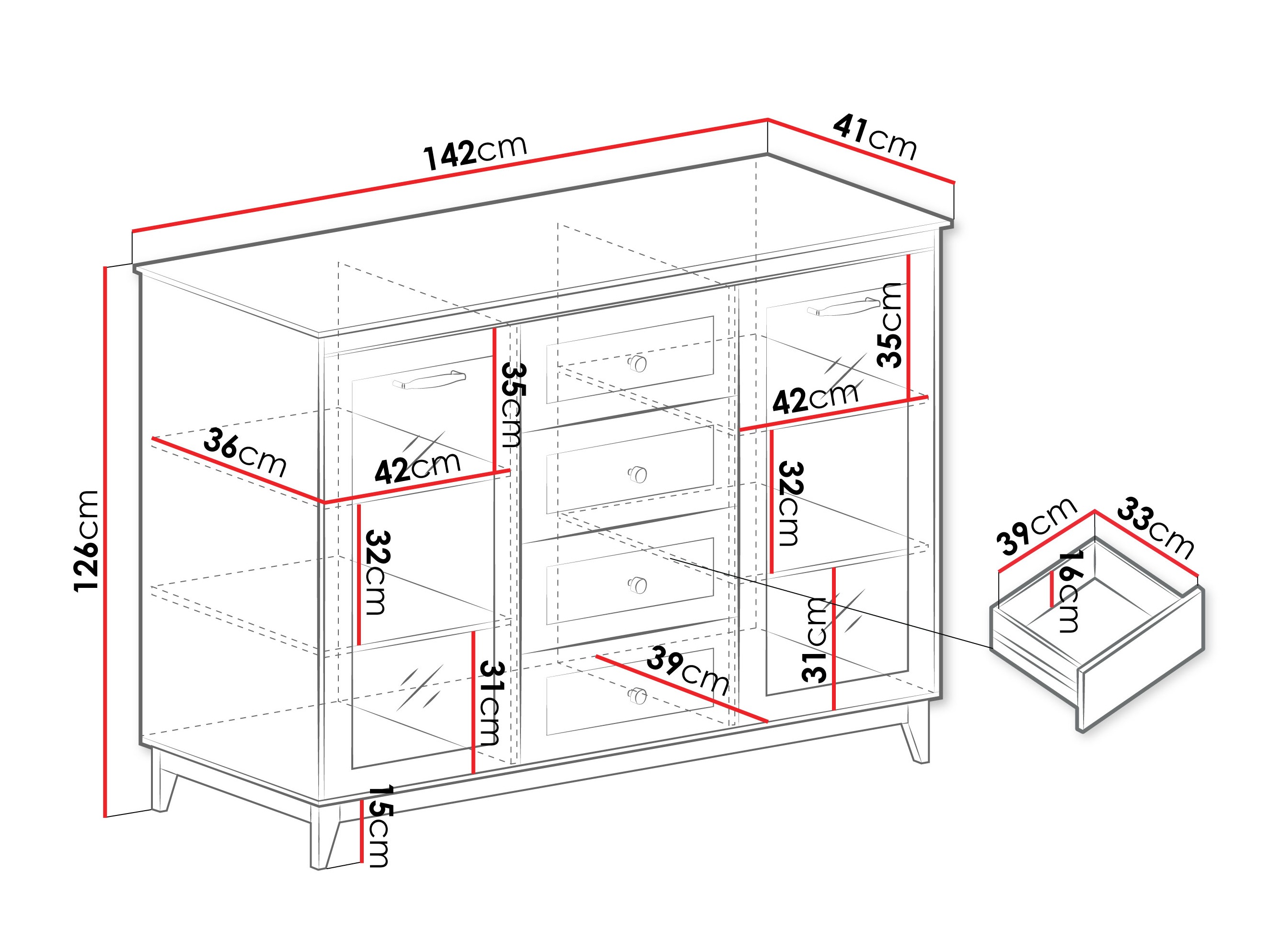 Cassettiera Sonfera 106