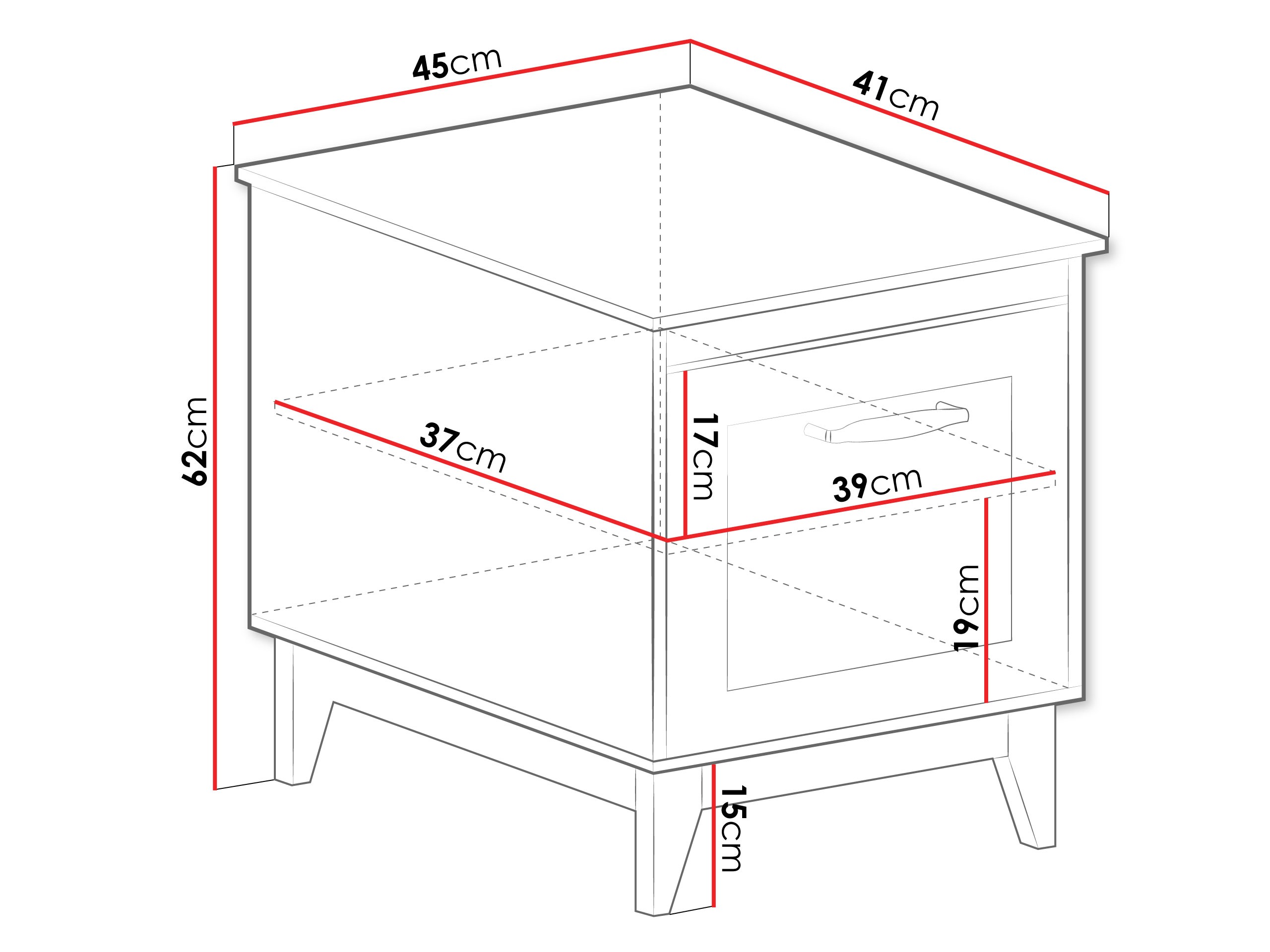 Comodino Sonfera 110