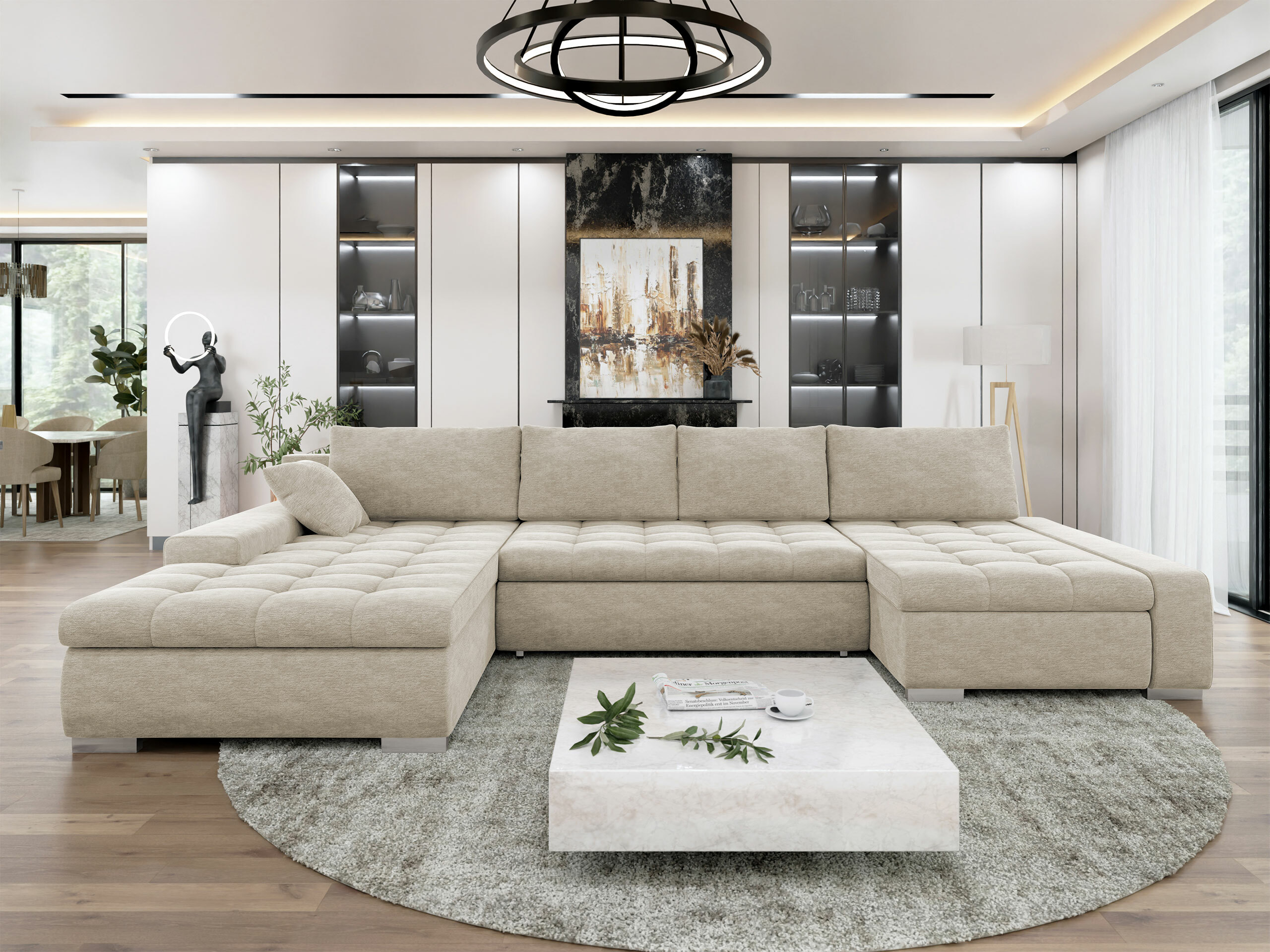 Divano angolare Comfivo Oliva (Nazar 225.02)
