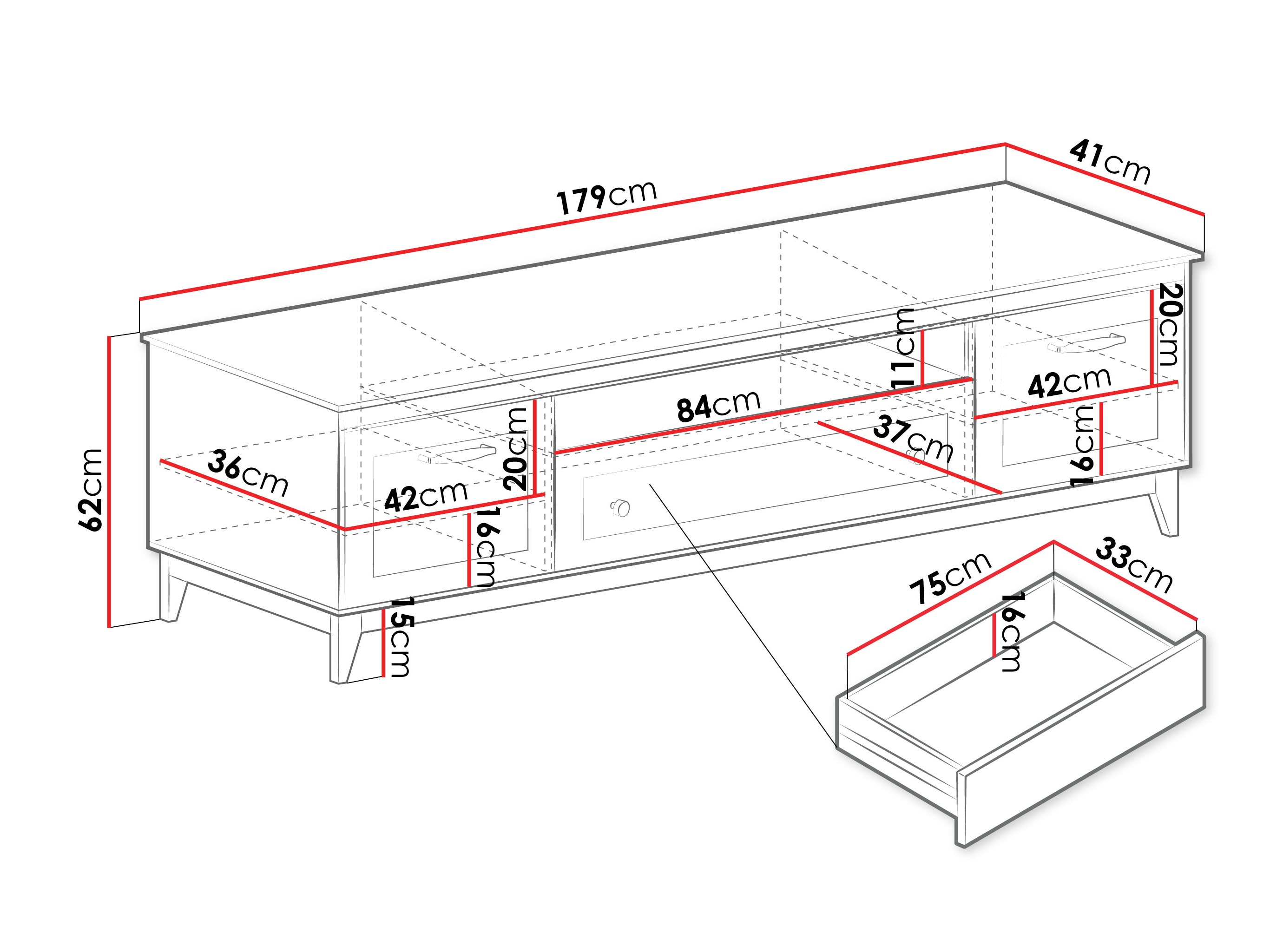 Mobile porta TV Sonfera 108