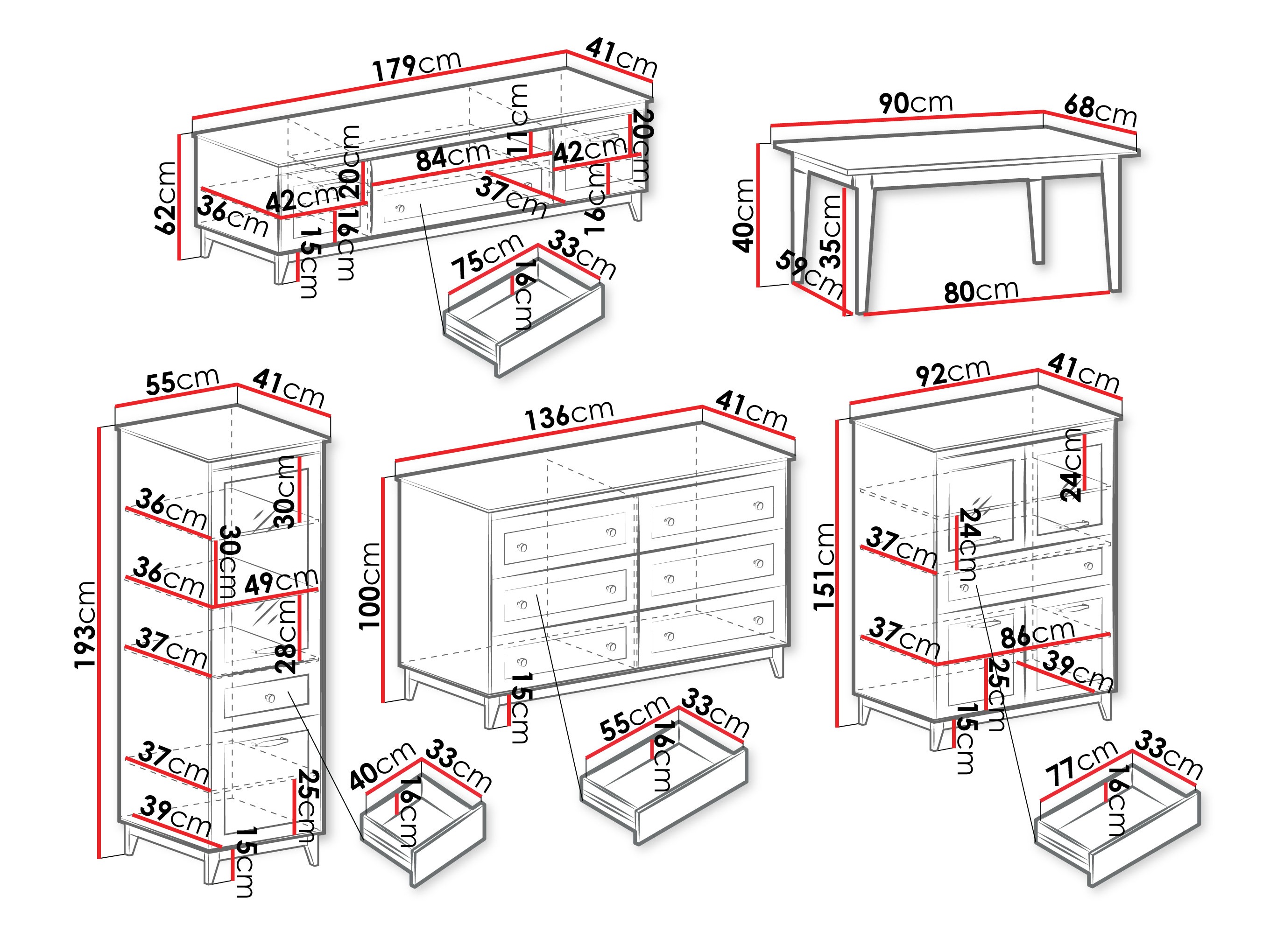 Parete attrezzata Sonfera 112