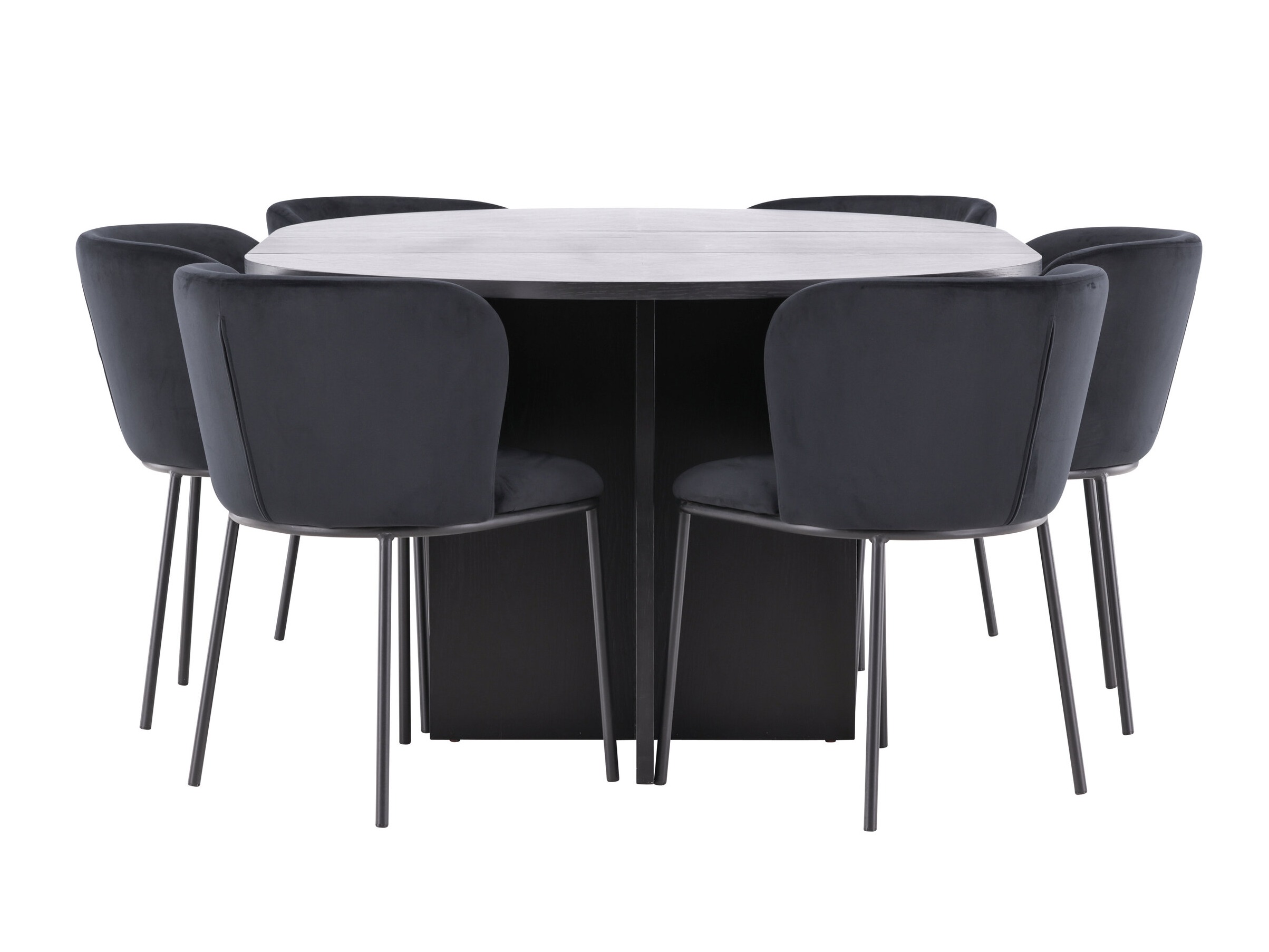 Set sala da pranzo Dallas 5013 (Nero)