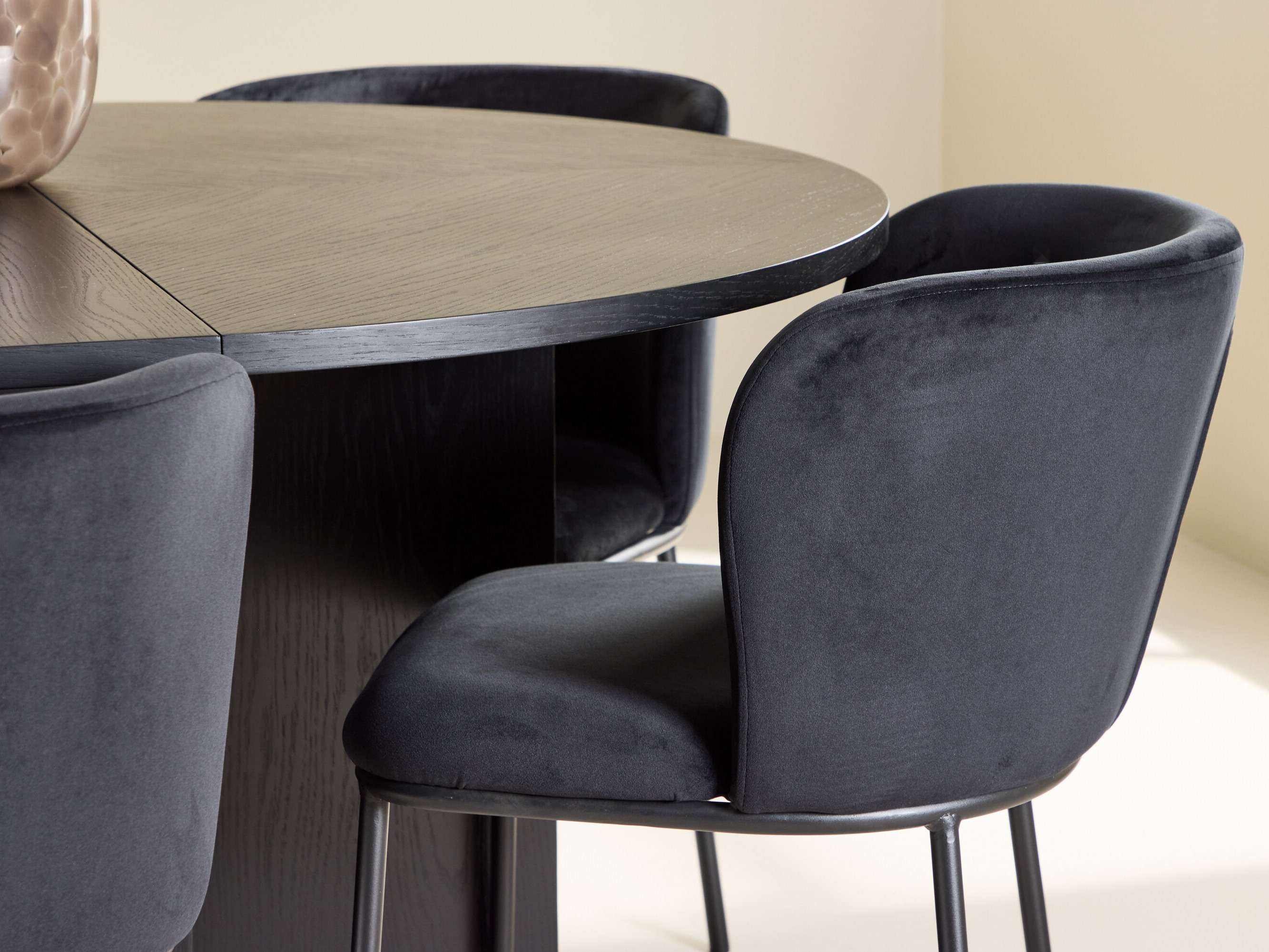 Set sala da pranzo Dallas 5013 (Nero)