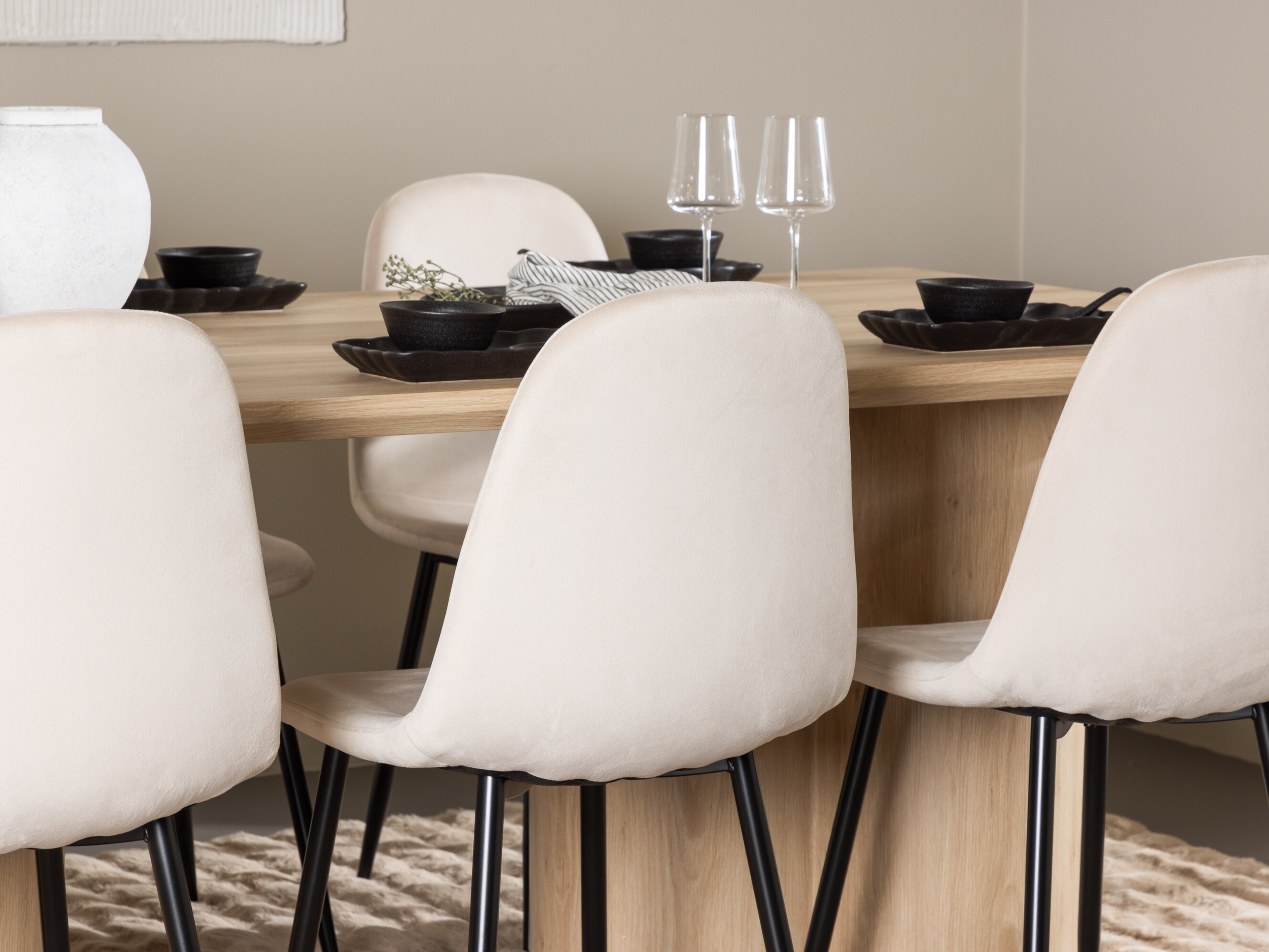Set sala da pranzo Dallas 5018 (Beige)