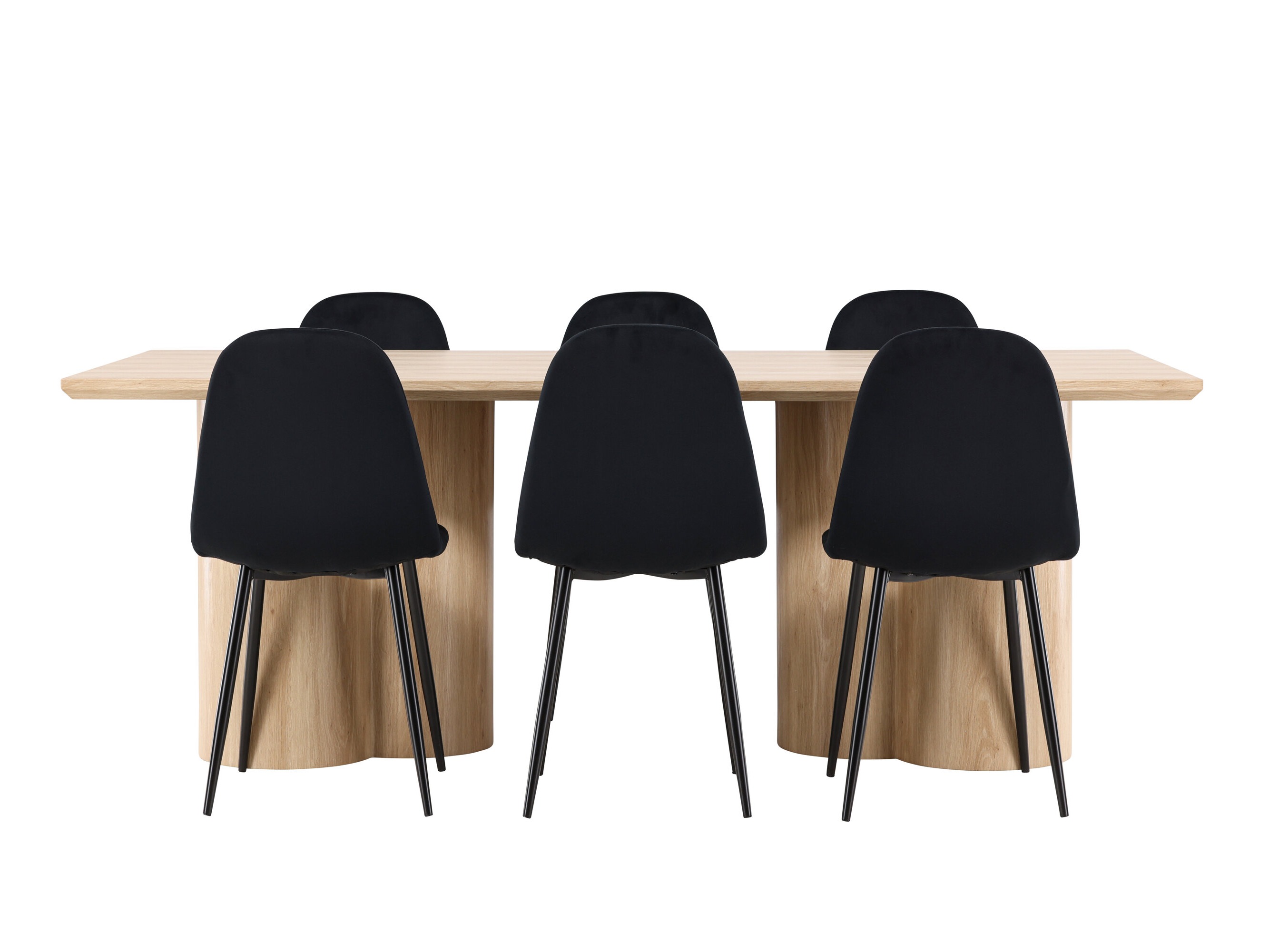 Set sala da pranzo Dallas 5018 (Nero)