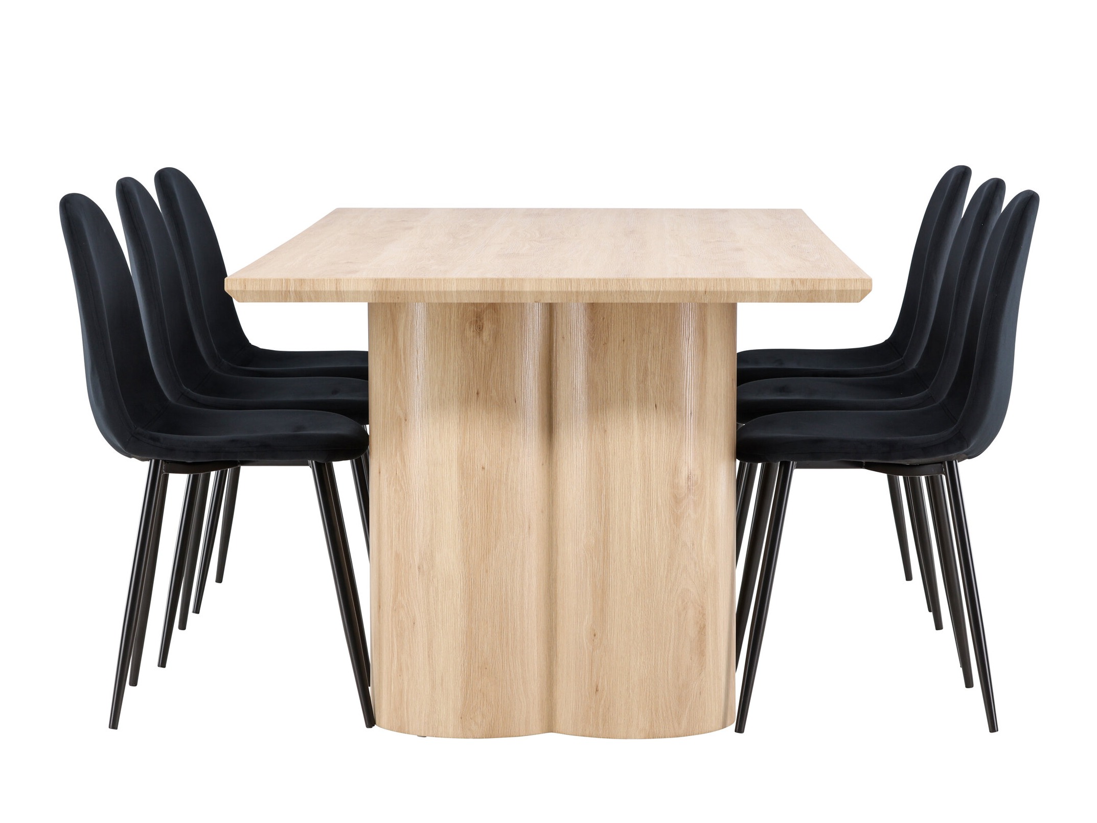 Set sala da pranzo Dallas 5018 (Nero)