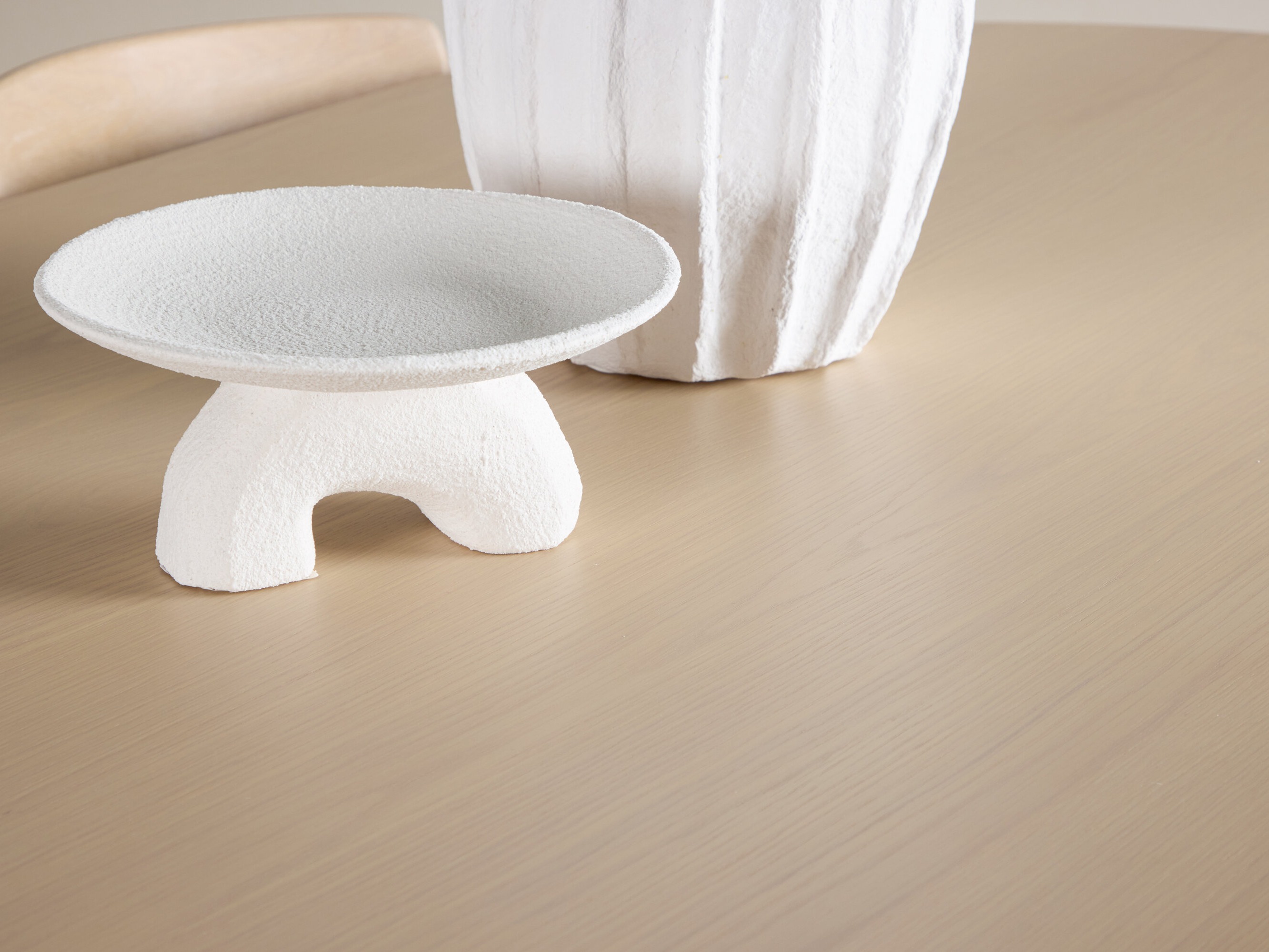 Set sala da pranzo Dallas 5020 (Luminoso legno + Beige)