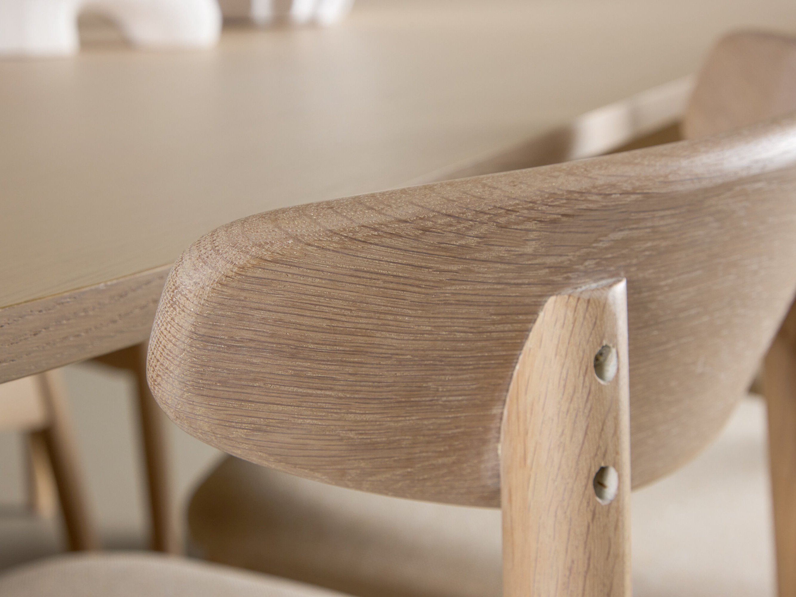 Set sala da pranzo Dallas 5020 (Luminoso legno + Beige)