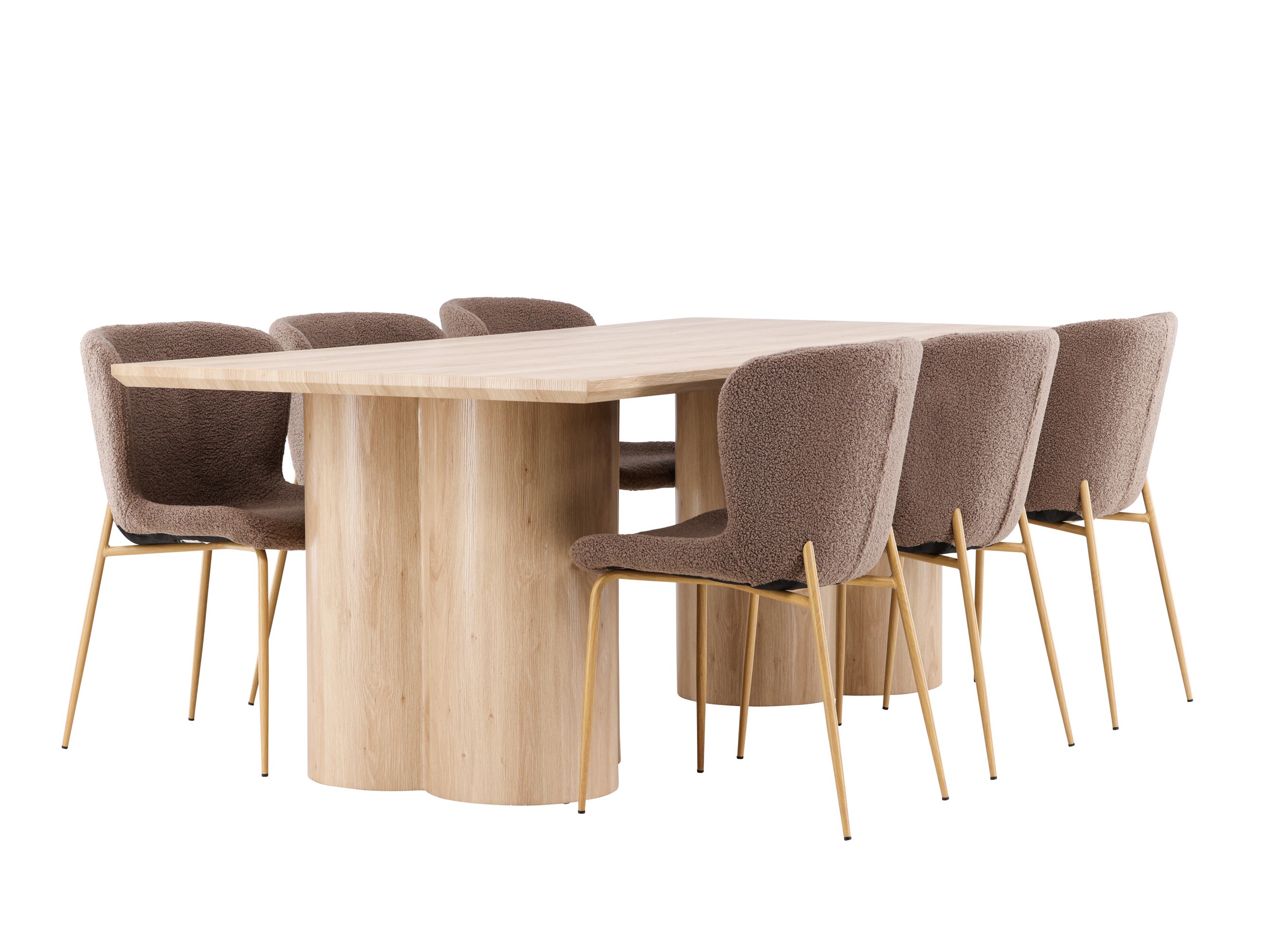 Set sala da pranzo Dallas 5021 (Marrone)