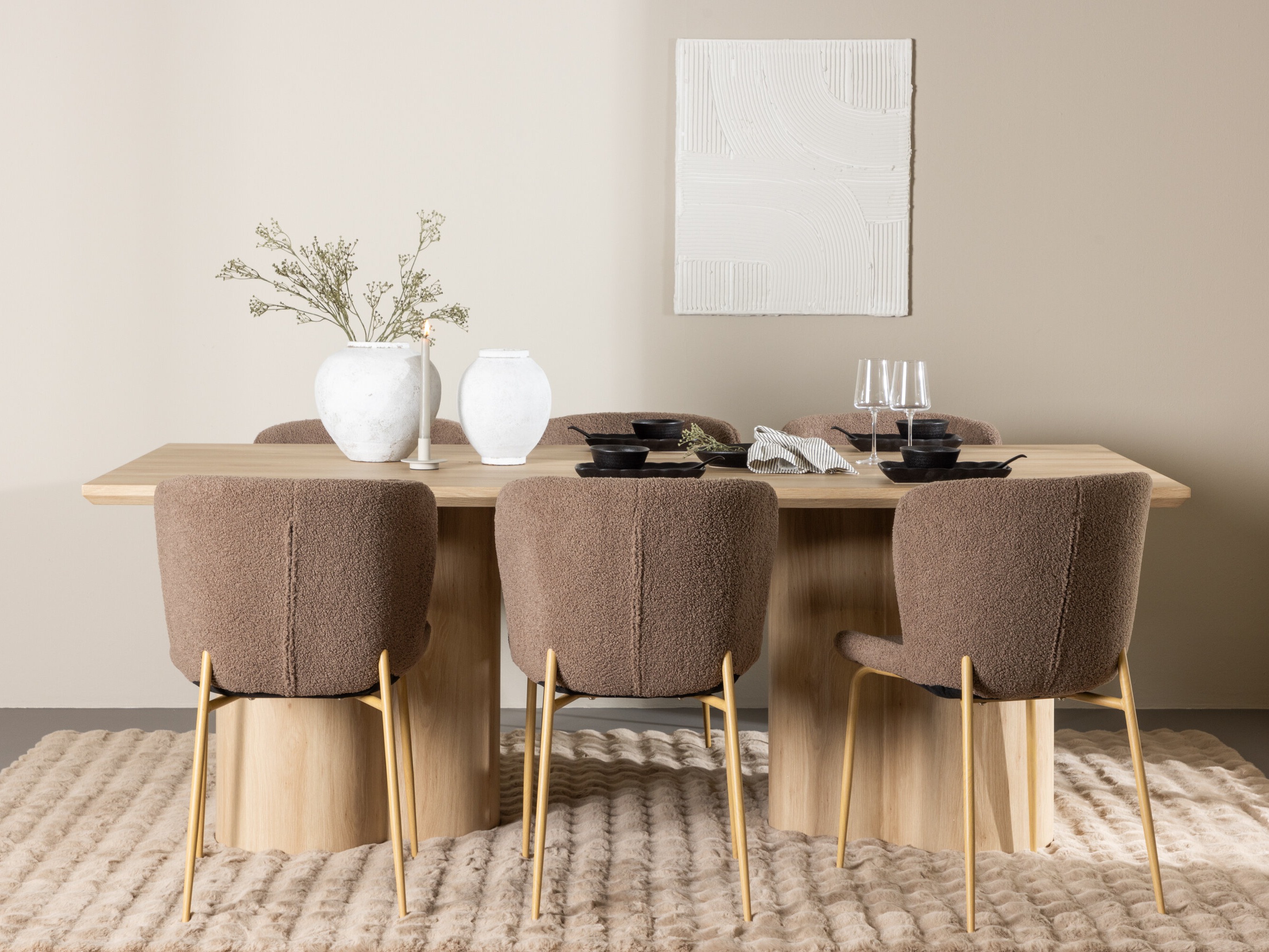 Set sala da pranzo Dallas 5021 (Marrone)