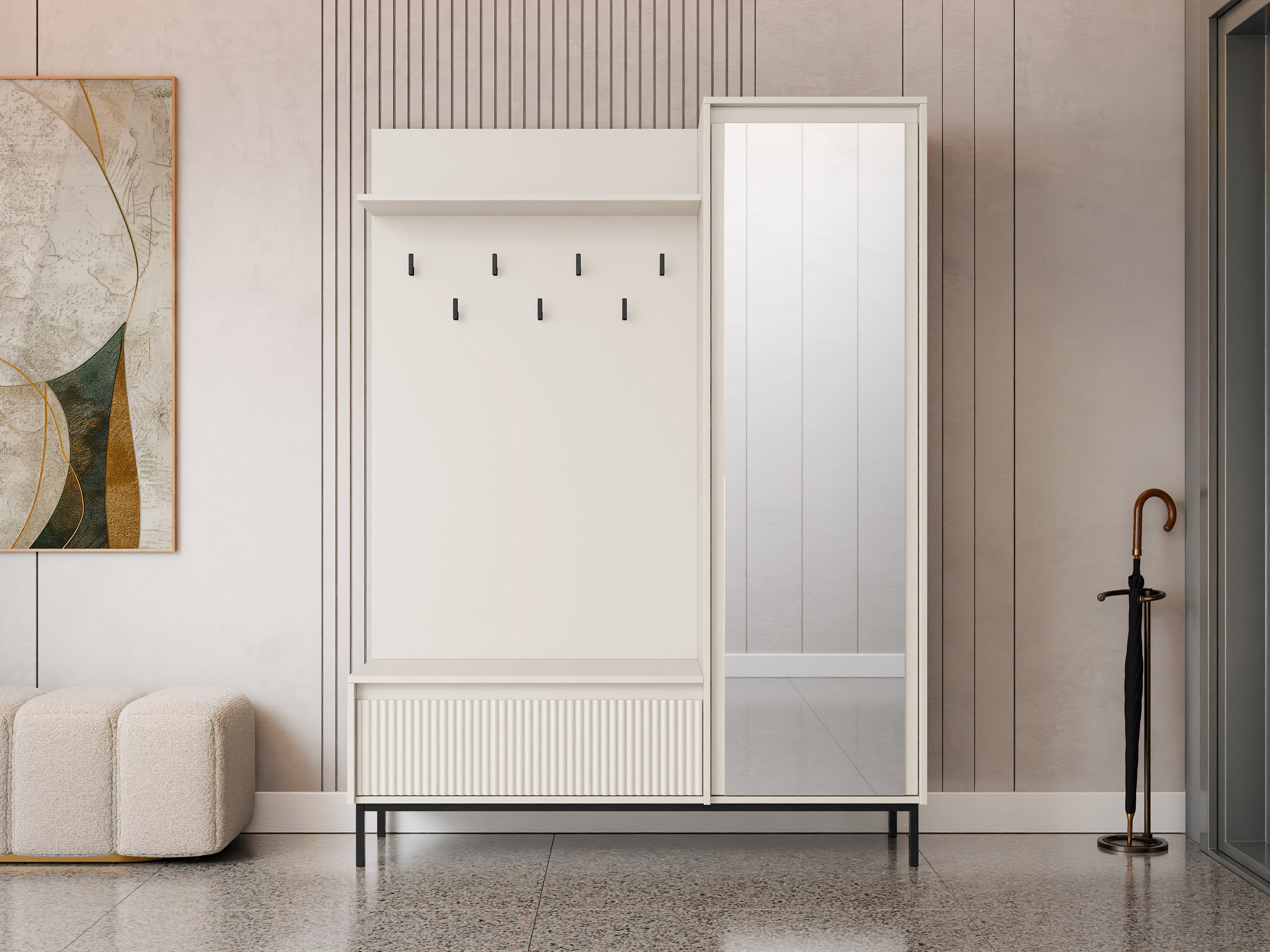 Set arredo da corridoio Comfivo Delruva (Cachemire)